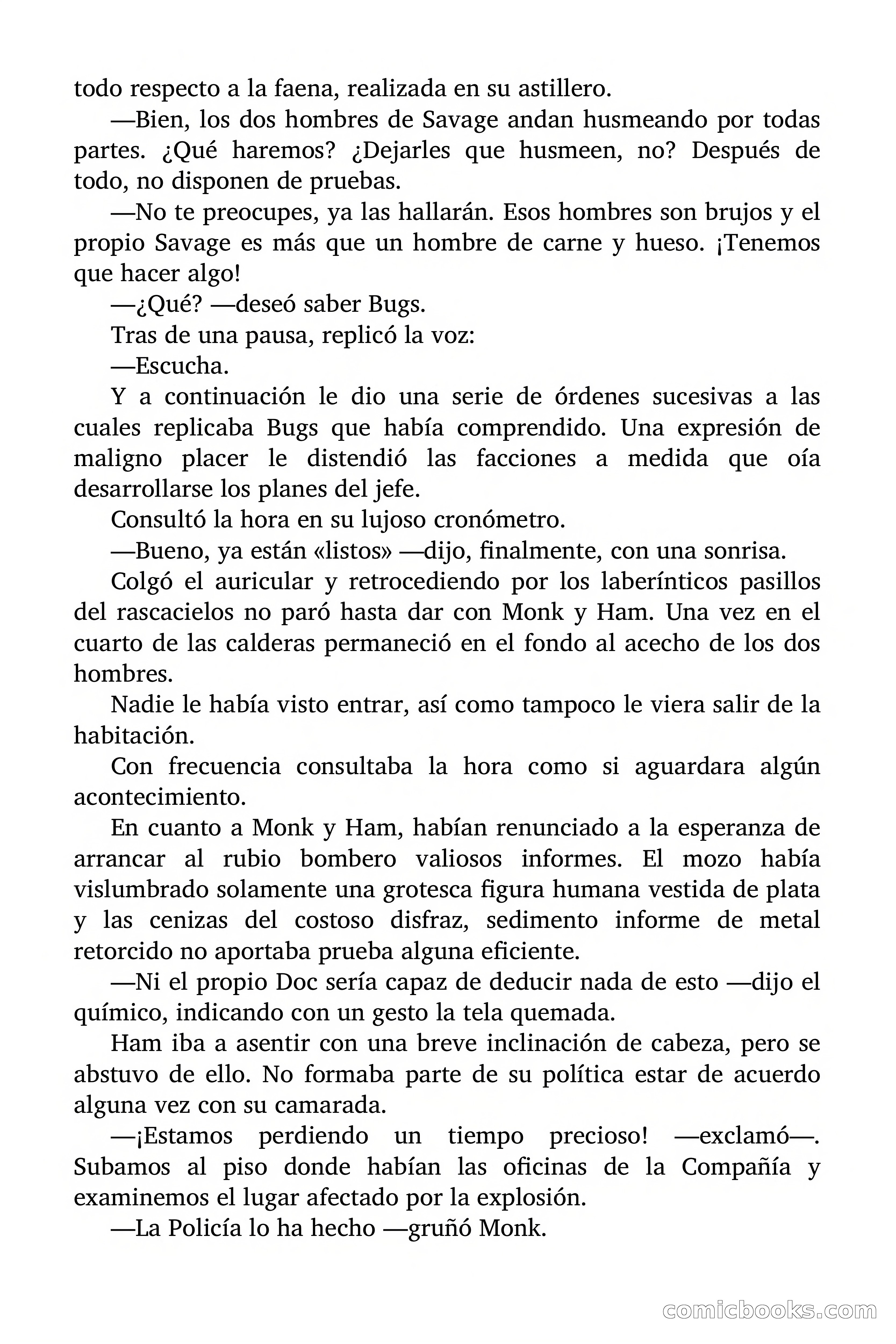 Doc Savage: La Muerte Vestida de Plata — page 21 of 177