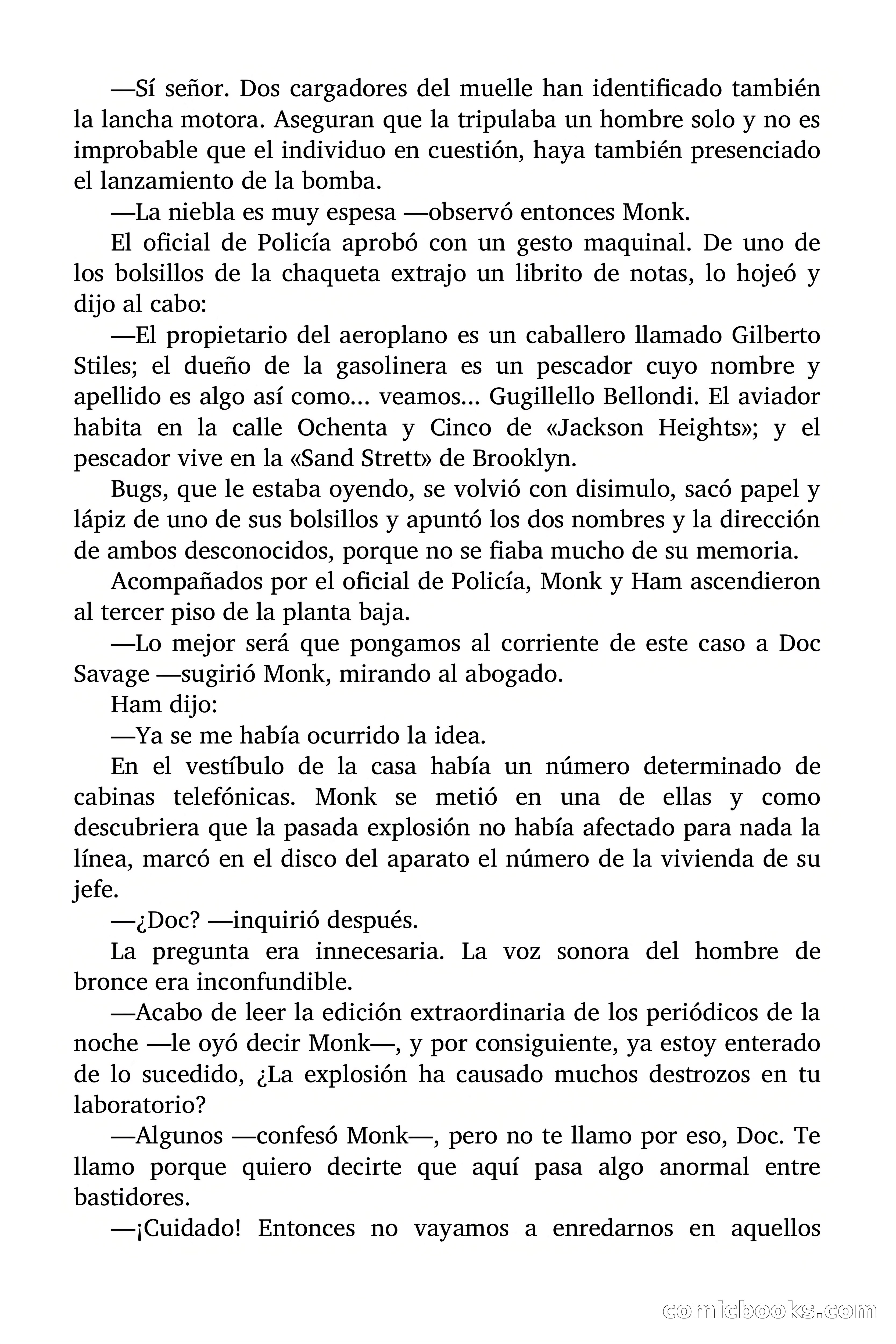 Doc Savage: La Muerte Vestida de Plata — page 23 of 177
