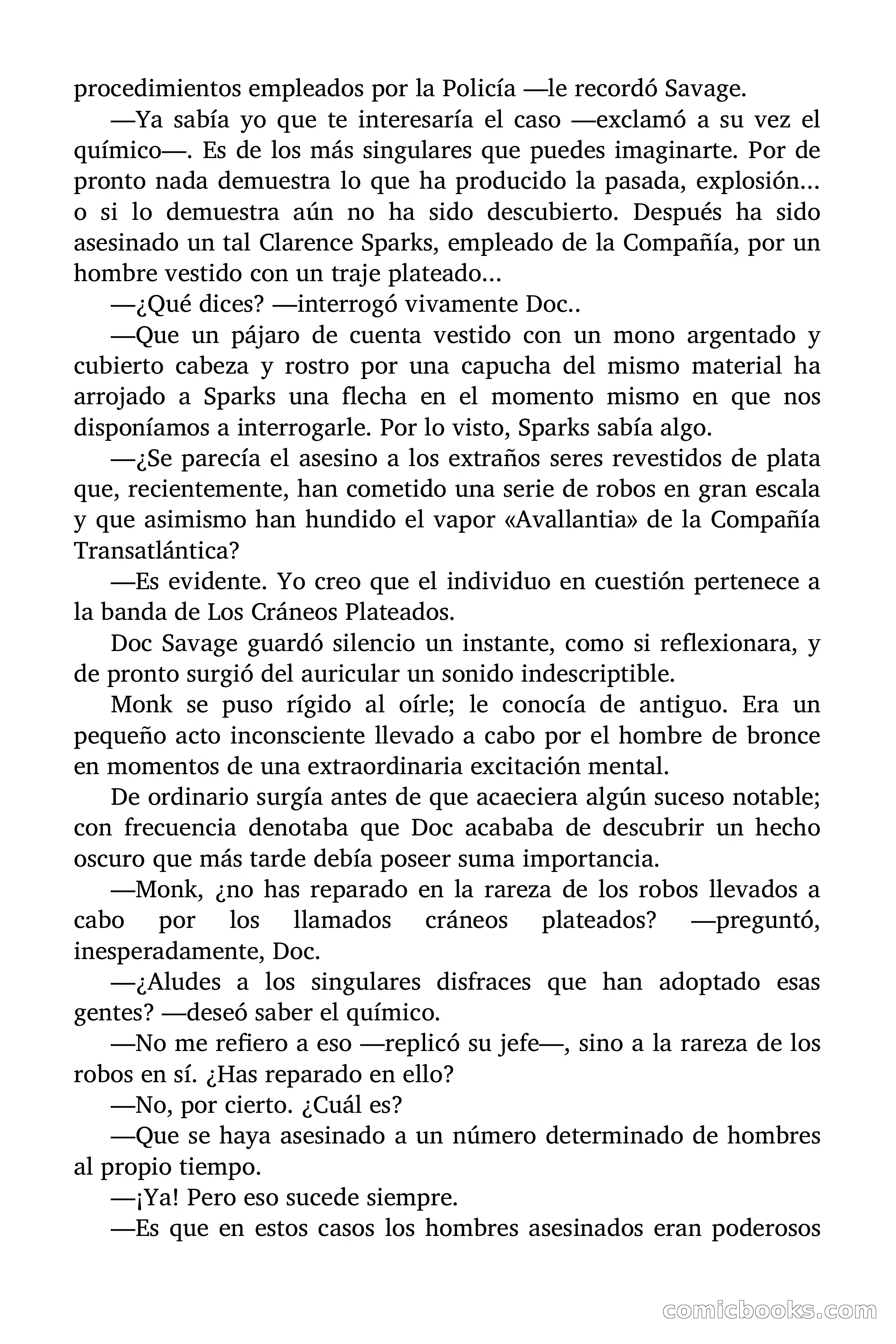 Doc Savage: La Muerte Vestida de Plata — page 24 of 177