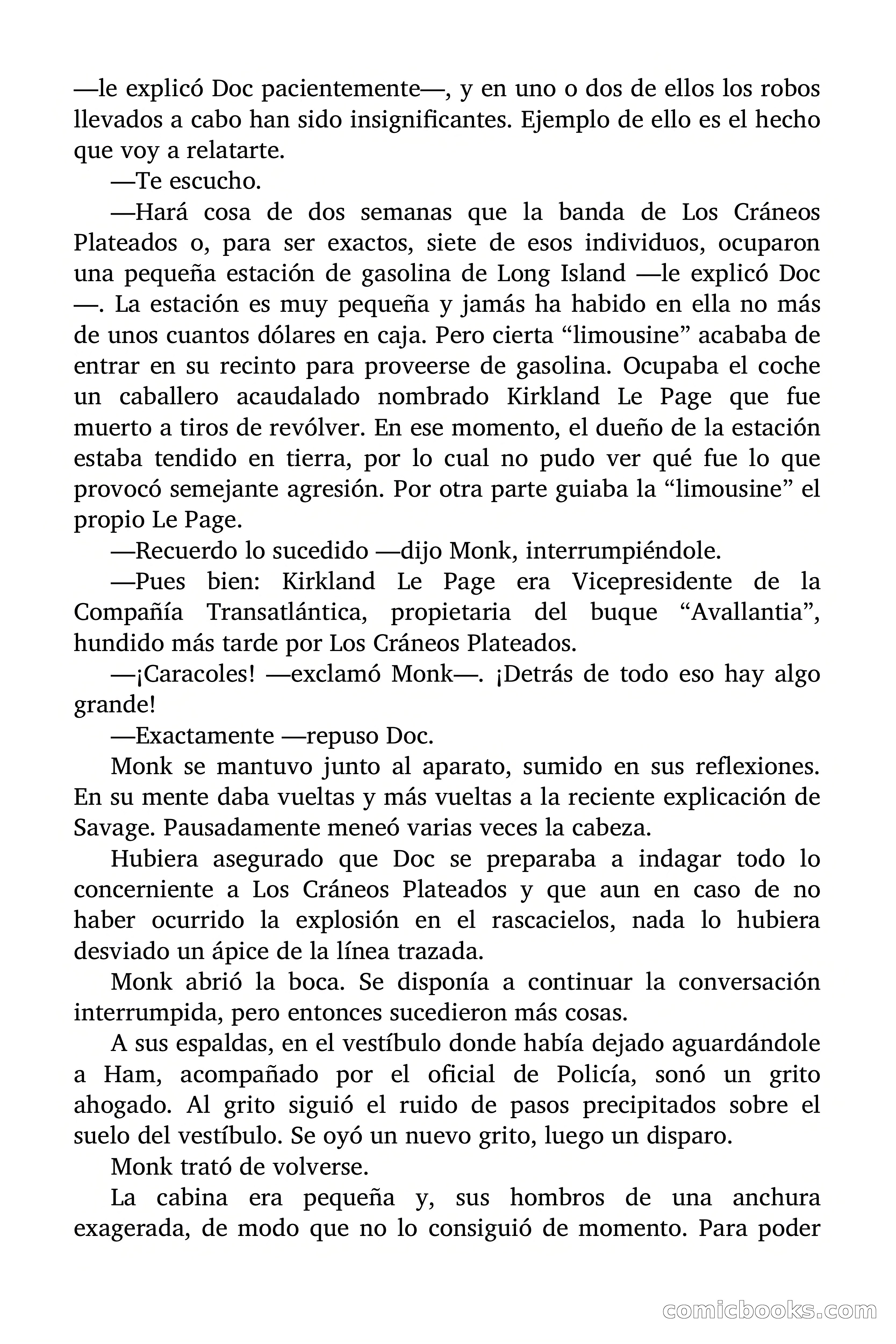 Doc Savage: La Muerte Vestida de Plata — page 25 of 177