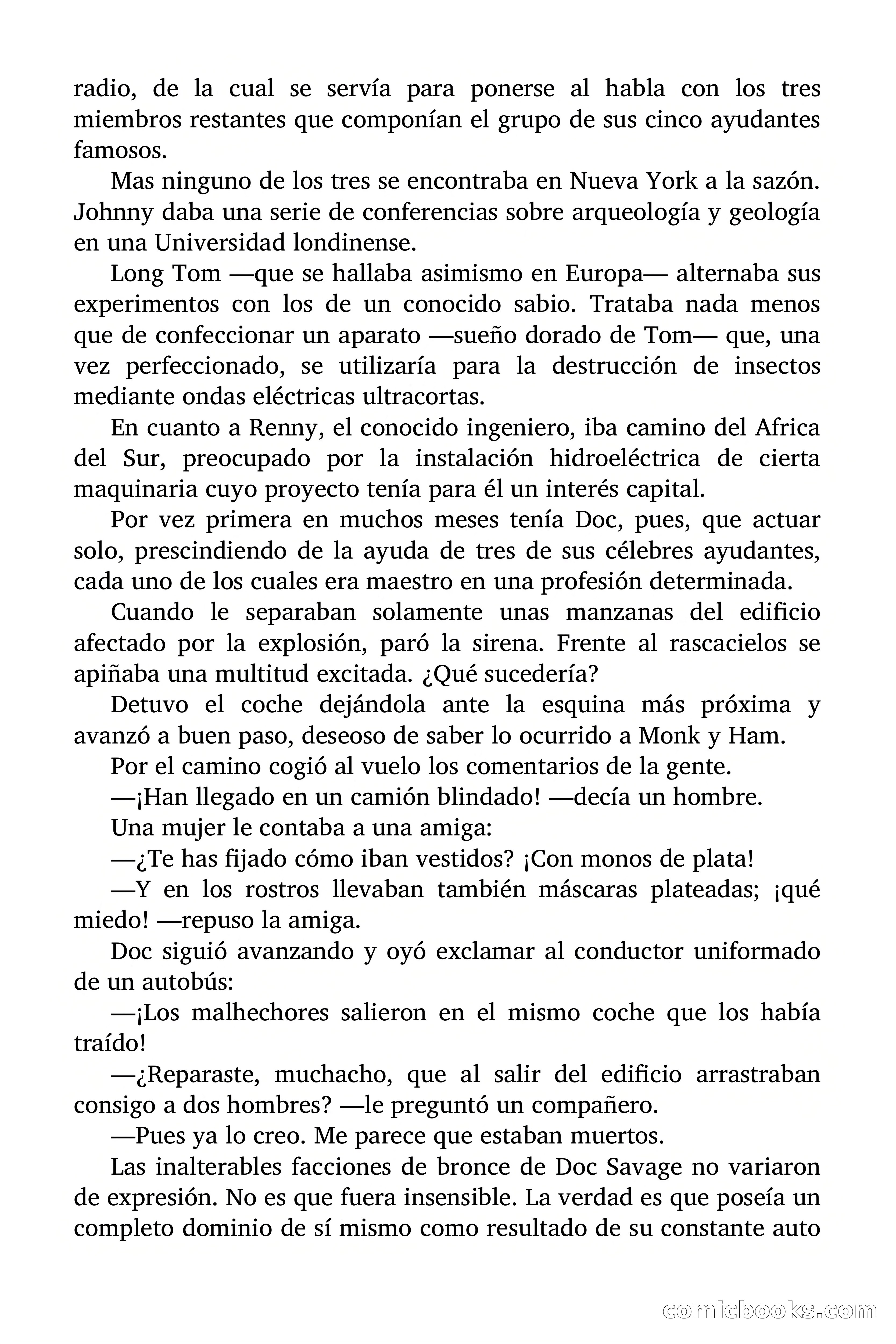 Doc Savage: La Muerte Vestida de Plata — page 28 of 177