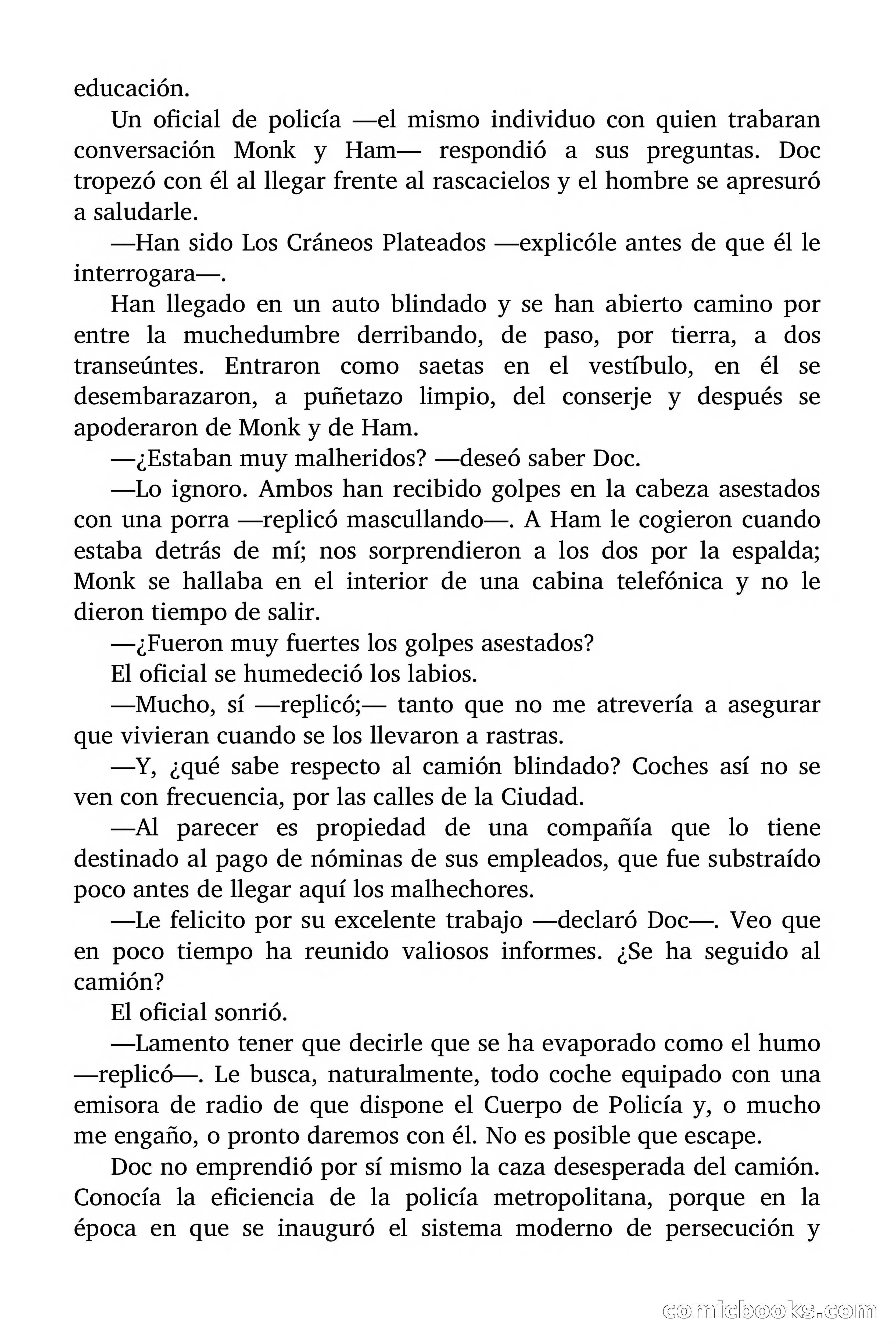 Doc Savage: La Muerte Vestida de Plata — page 29 of 177