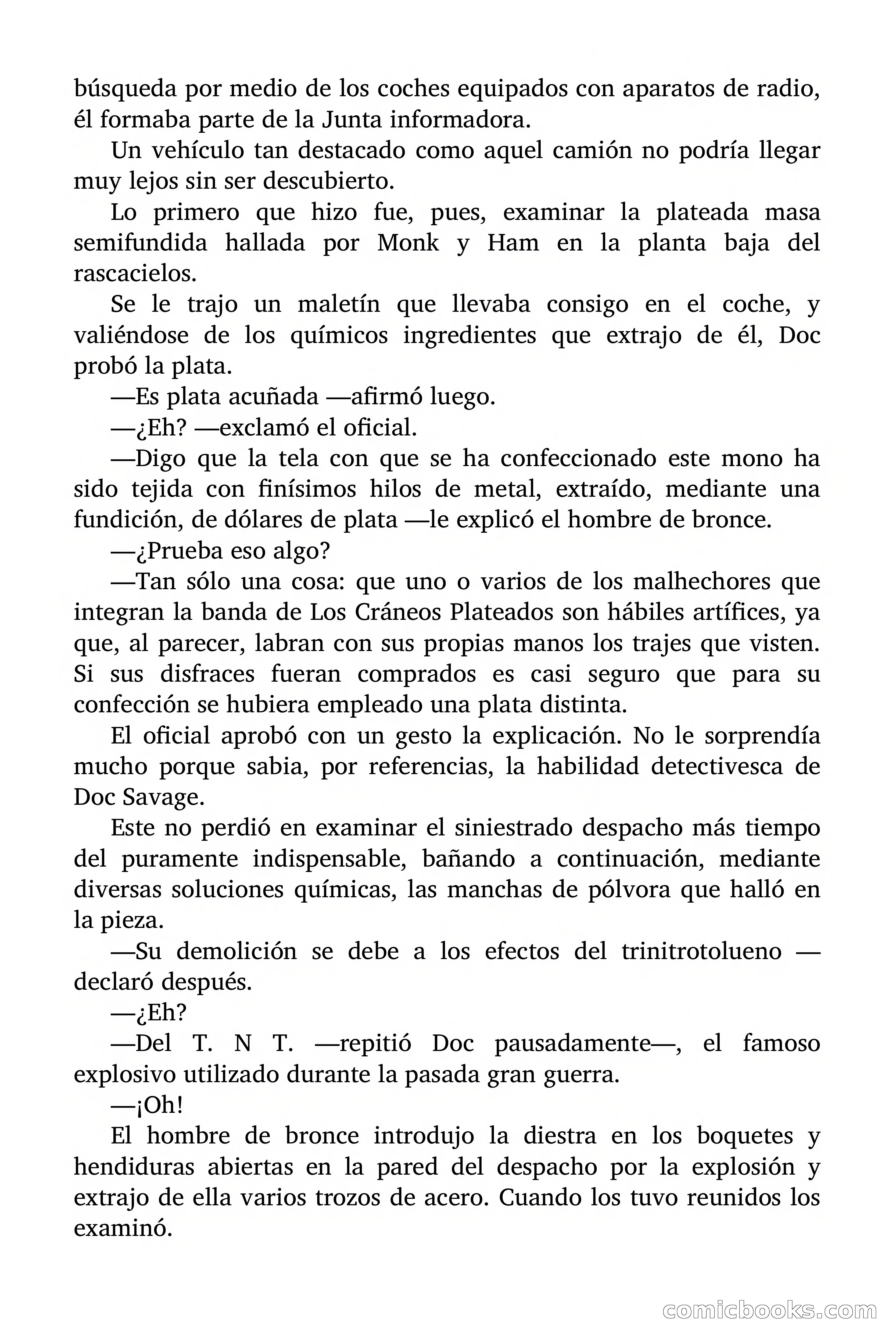 Doc Savage: La Muerte Vestida de Plata — page 30 of 177
