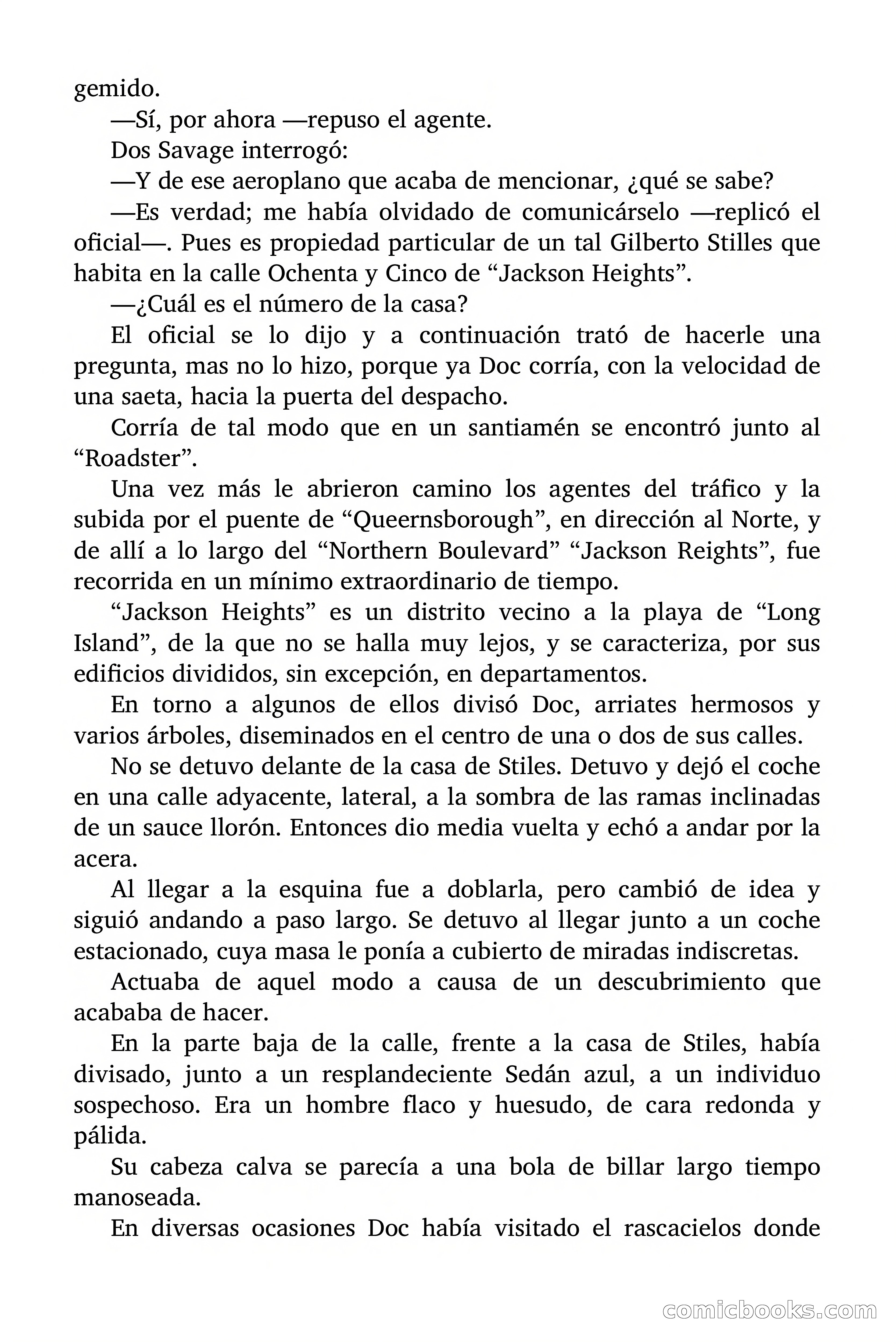 Doc Savage: La Muerte Vestida de Plata — page 33 of 177