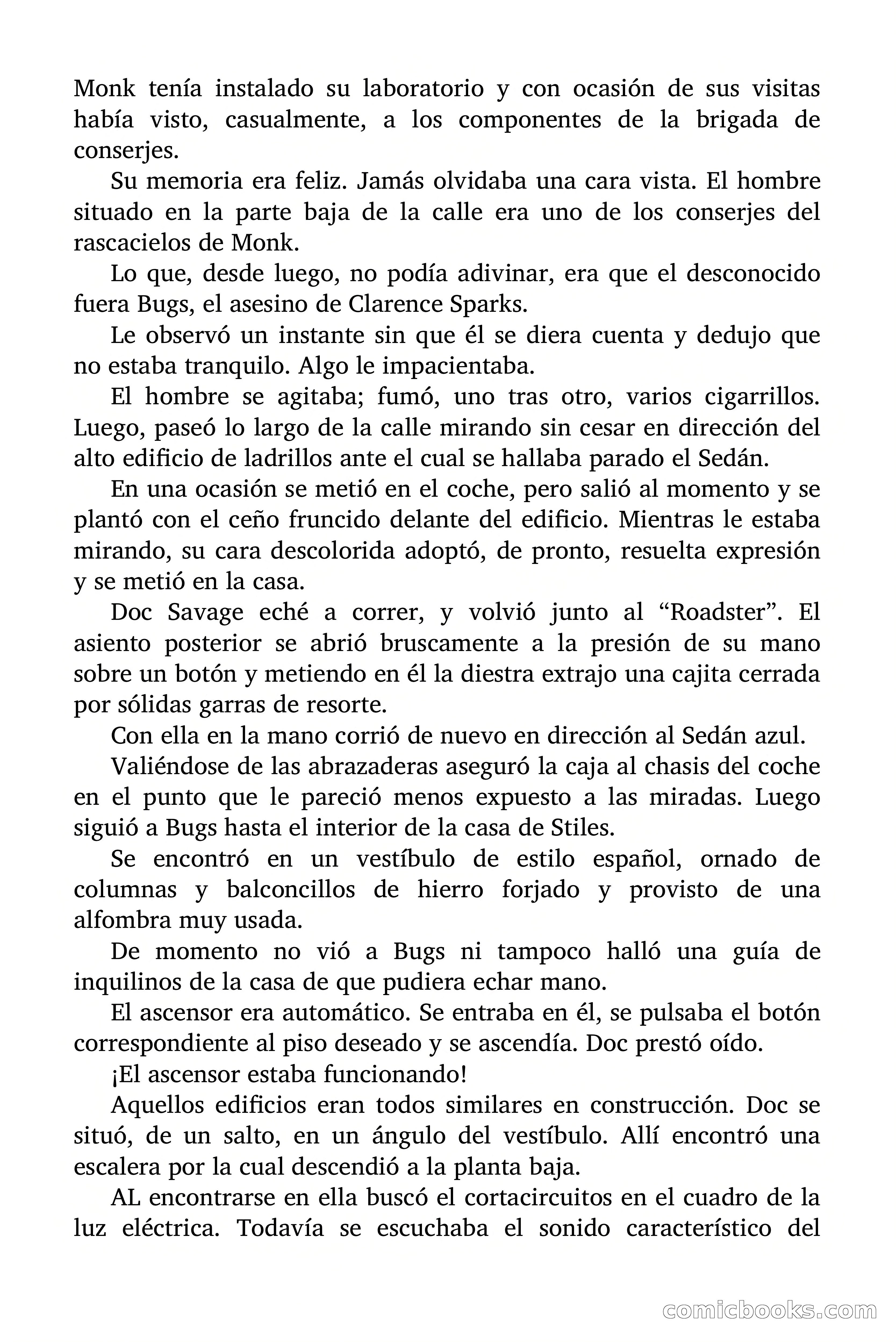 Doc Savage: La Muerte Vestida de Plata — page 34 of 177