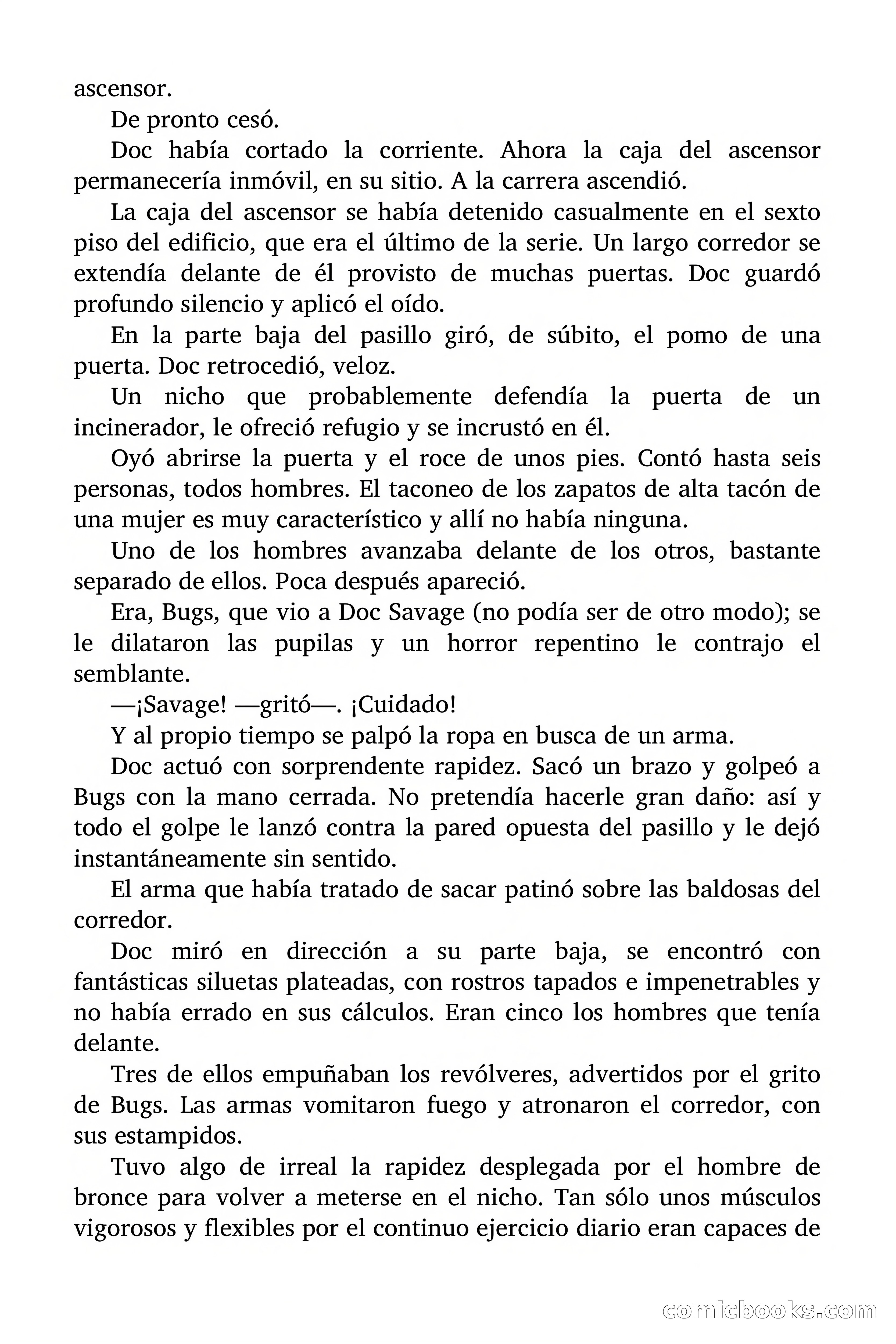 Doc Savage: La Muerte Vestida de Plata — page 35 of 177