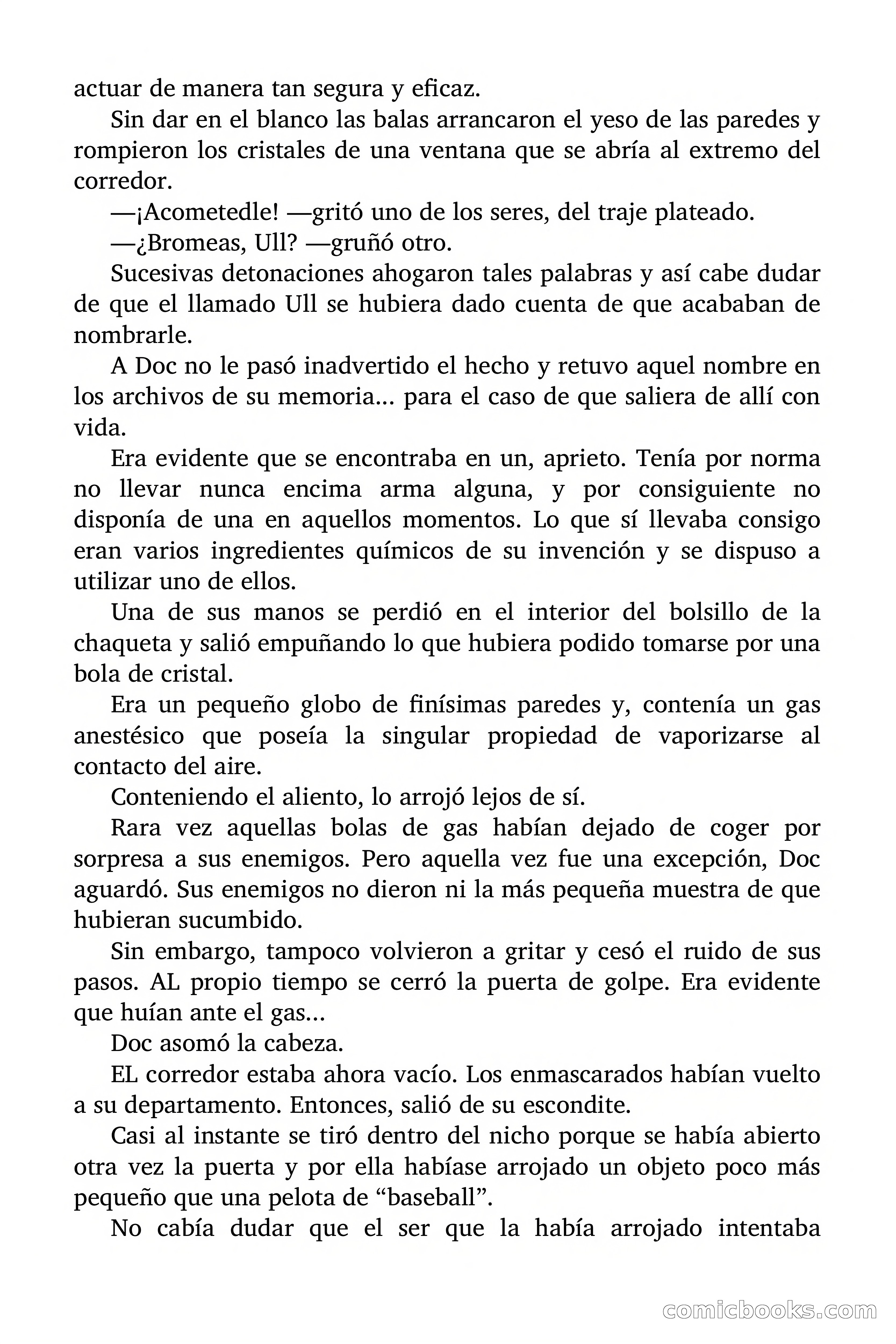 Doc Savage: La Muerte Vestida de Plata — page 36 of 177