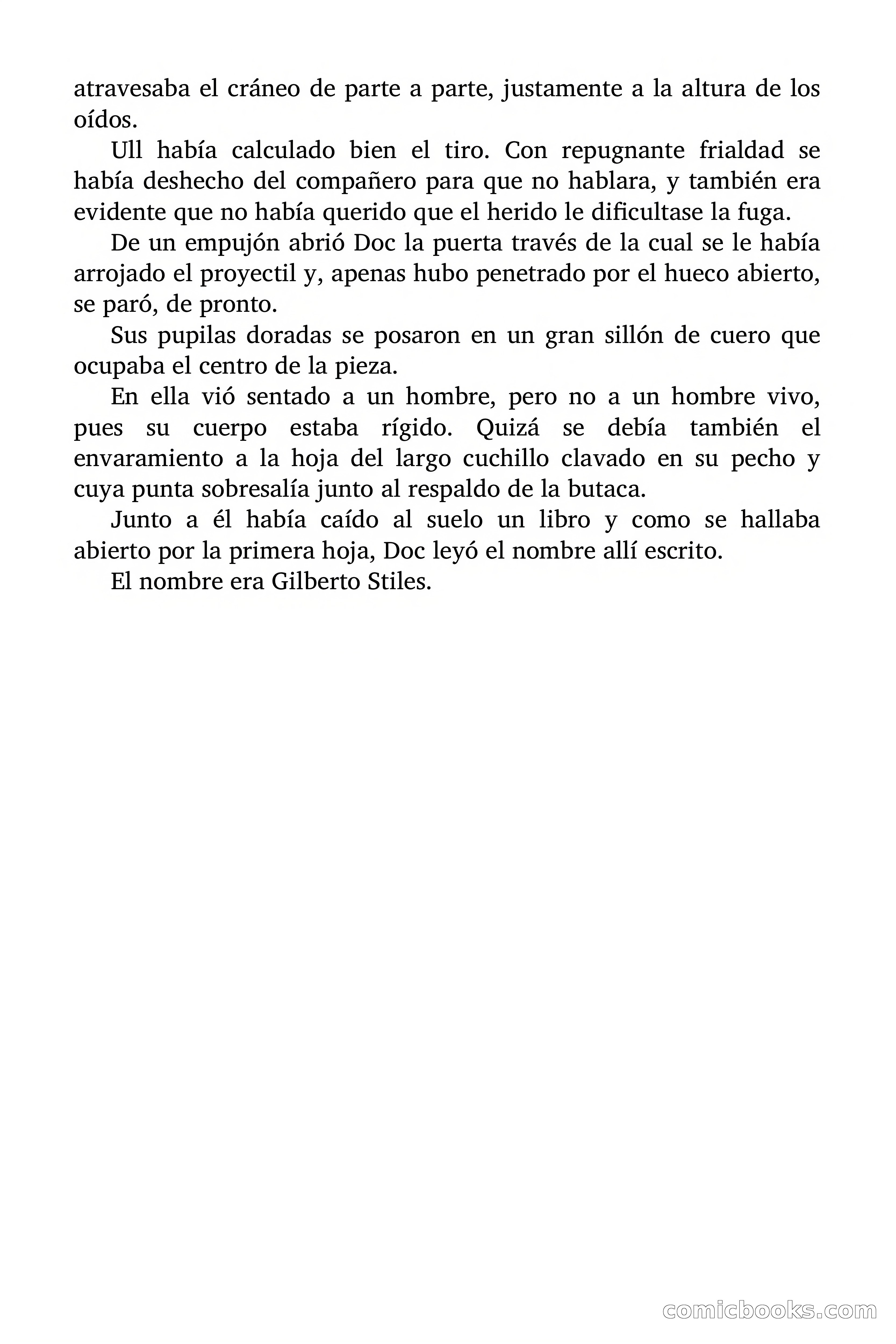 Doc Savage: La Muerte Vestida de Plata — page 38 of 177