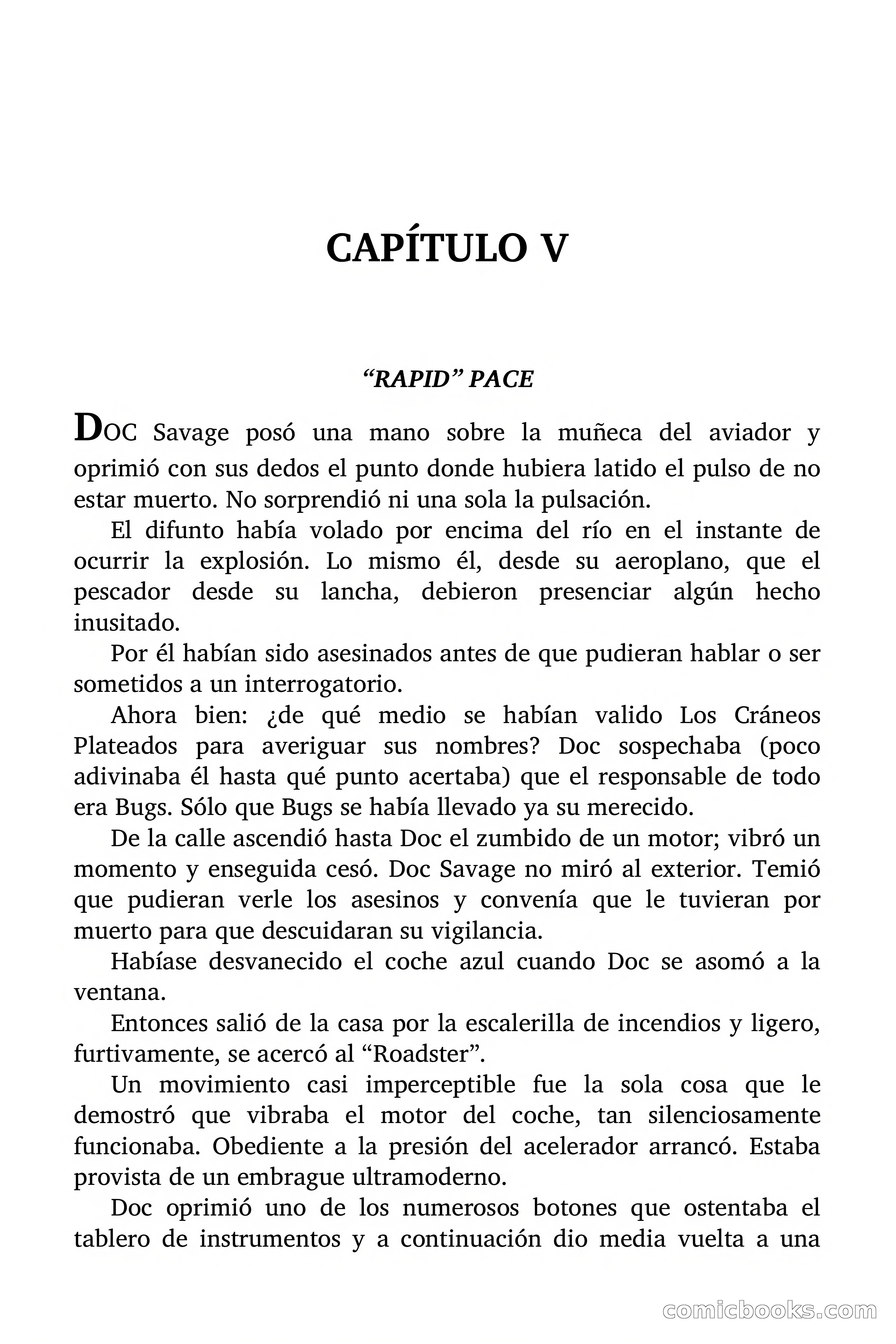 Doc Savage: La Muerte Vestida de Plata — page 39 of 177