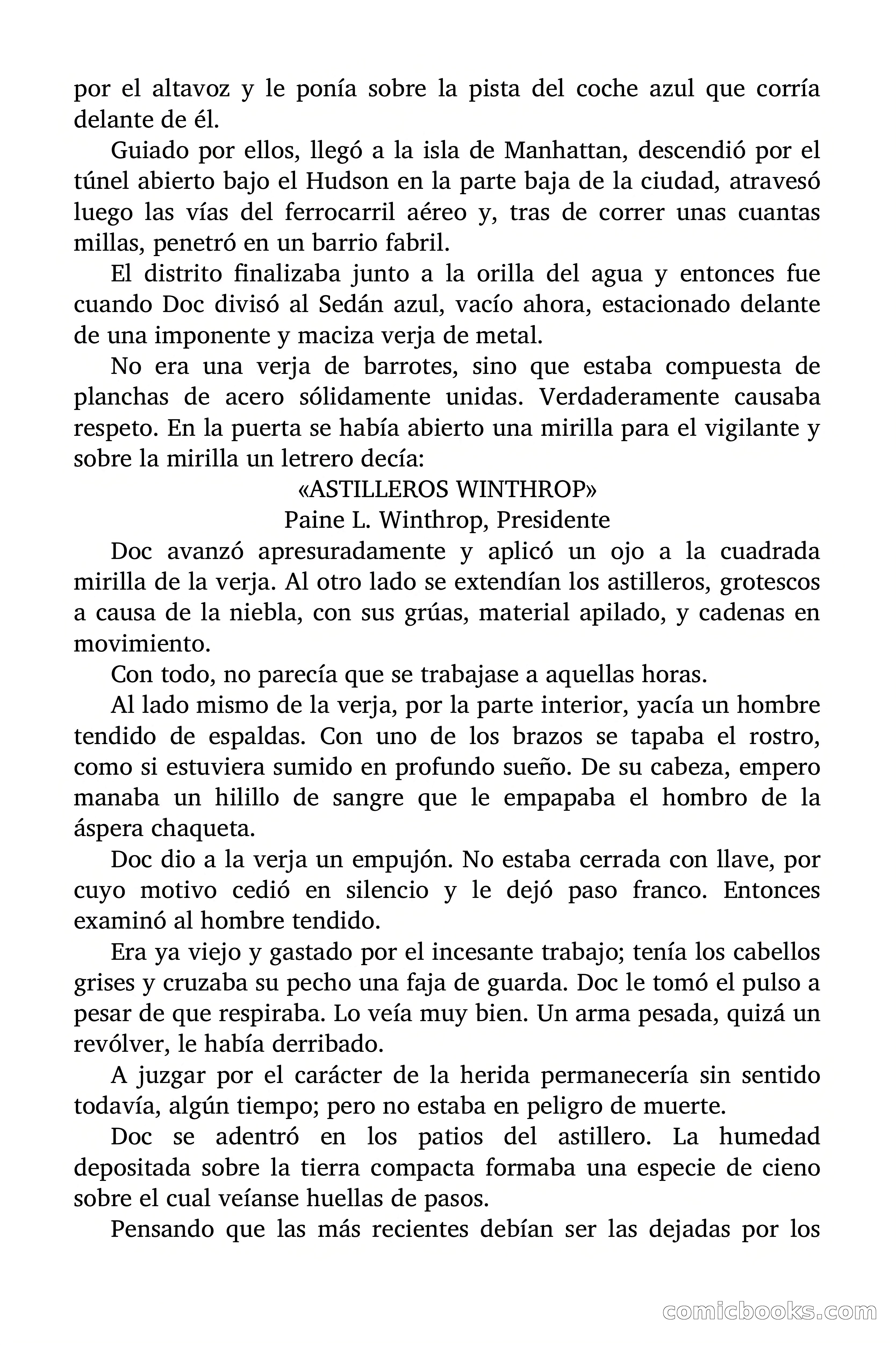 Doc Savage: La Muerte Vestida de Plata — page 41 of 177