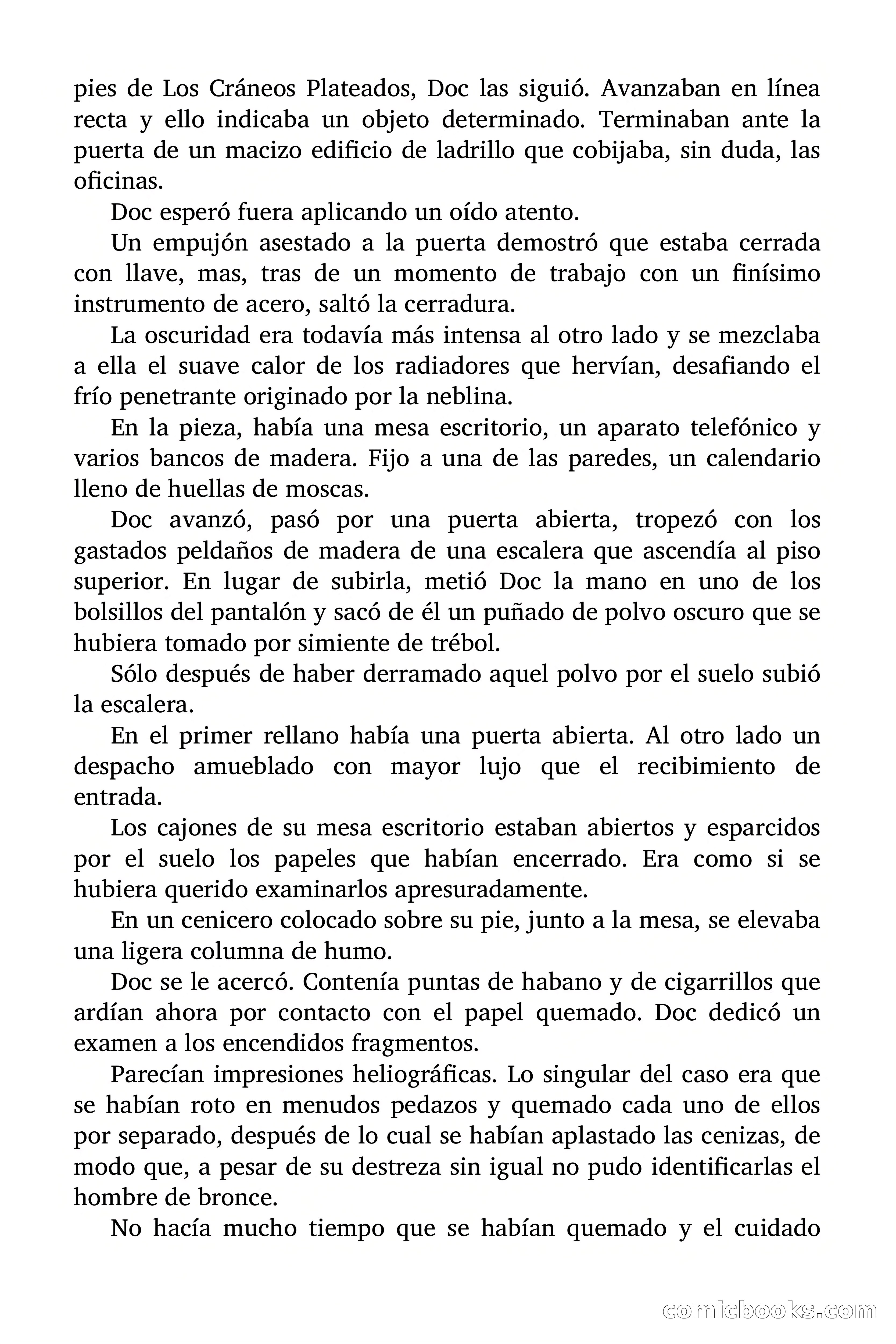 Doc Savage: La Muerte Vestida de Plata — page 42 of 177