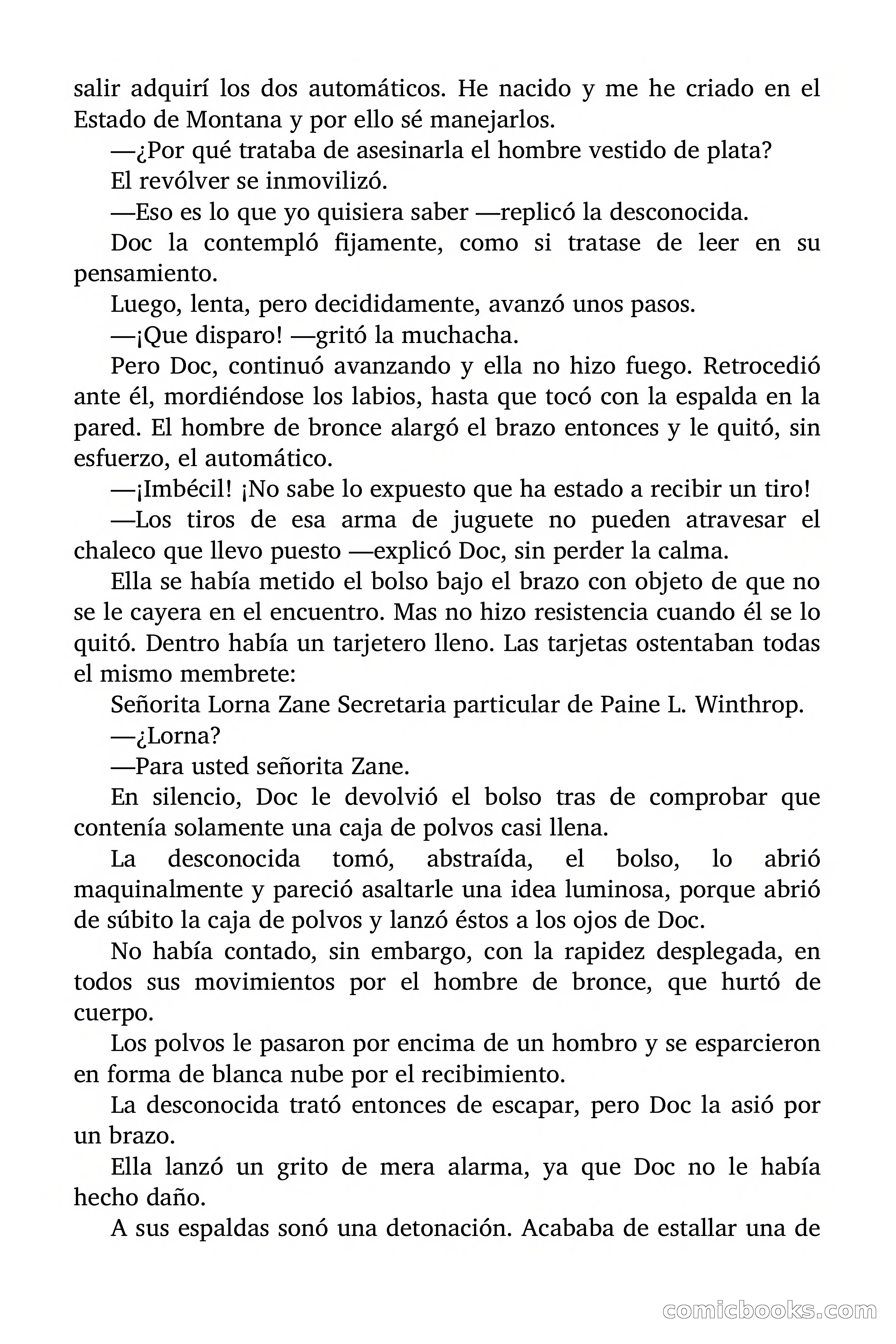 Doc Savage: La Muerte Vestida de Plata — page 45 of 177