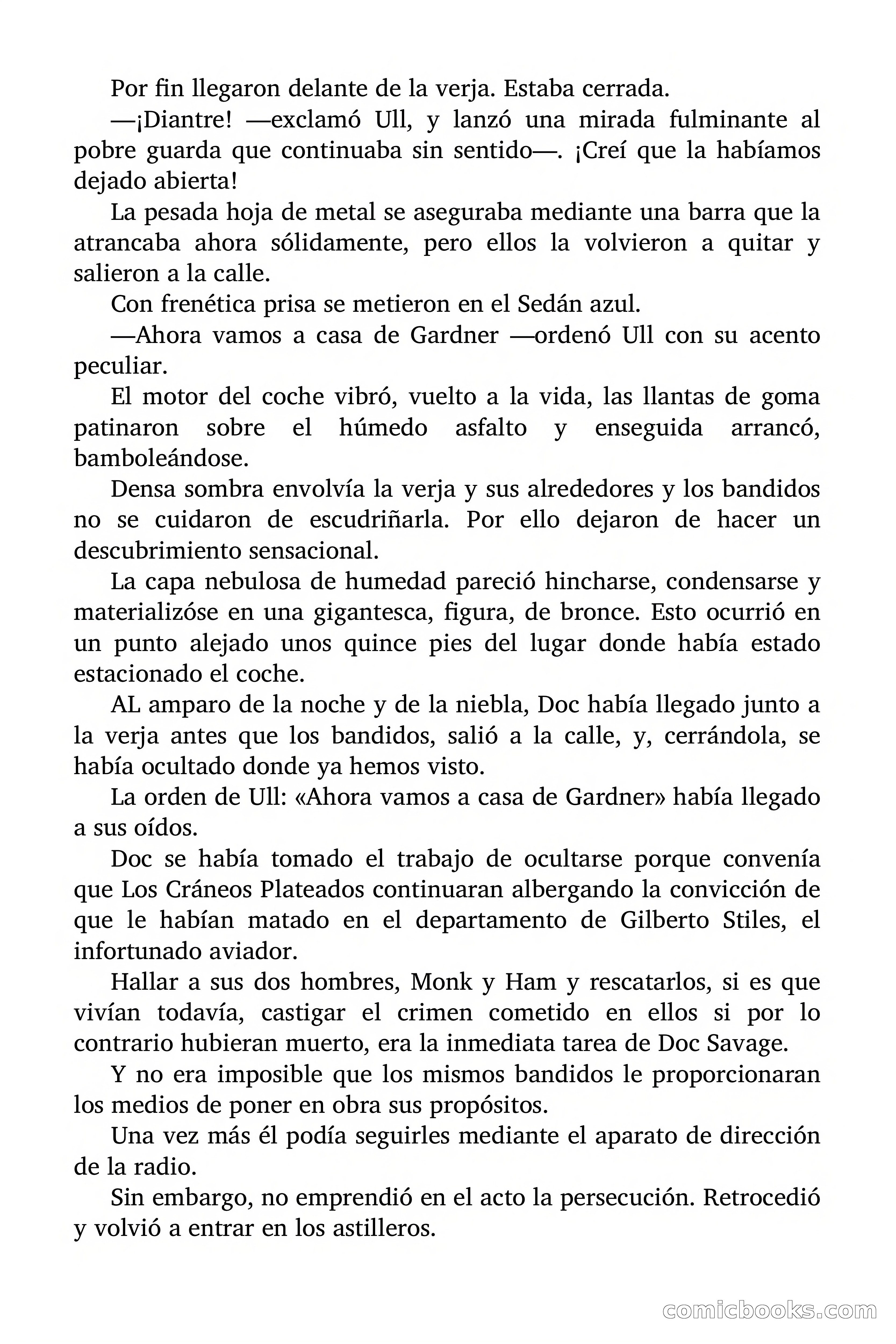 Doc Savage: La Muerte Vestida de Plata — page 51 of 177