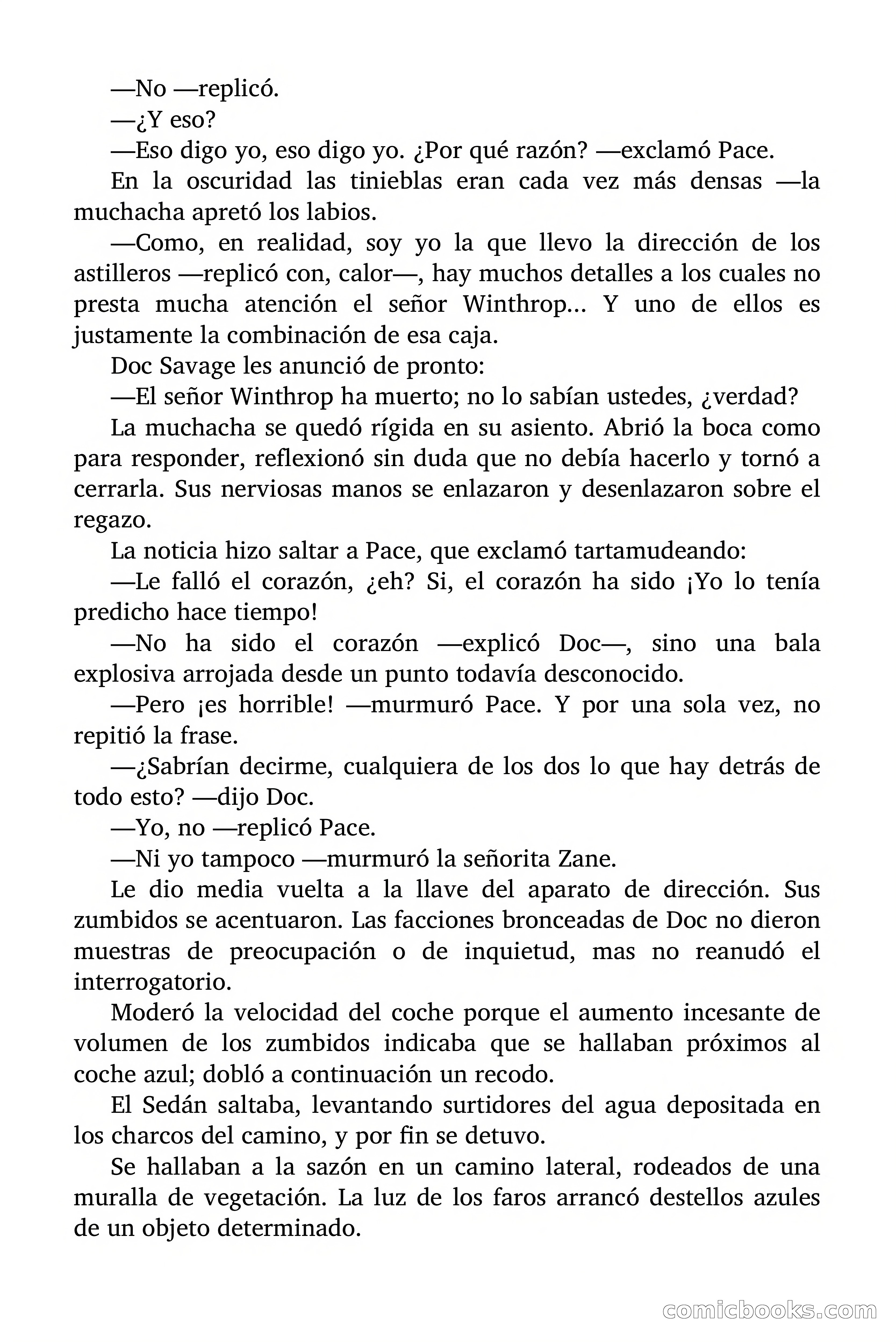 Doc Savage: La Muerte Vestida de Plata — page 54 of 177