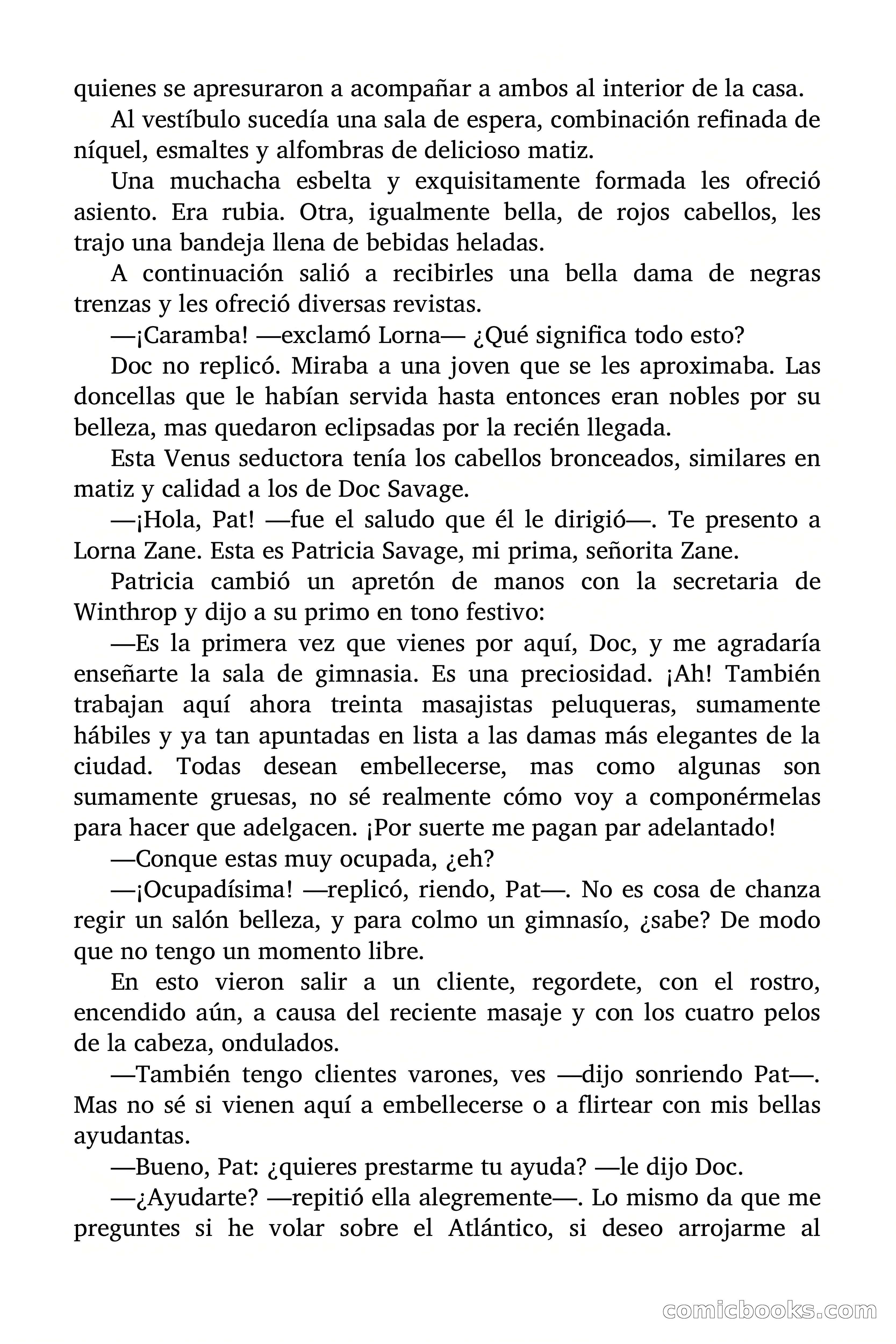 Doc Savage: La Muerte Vestida de Plata — page 56 of 177