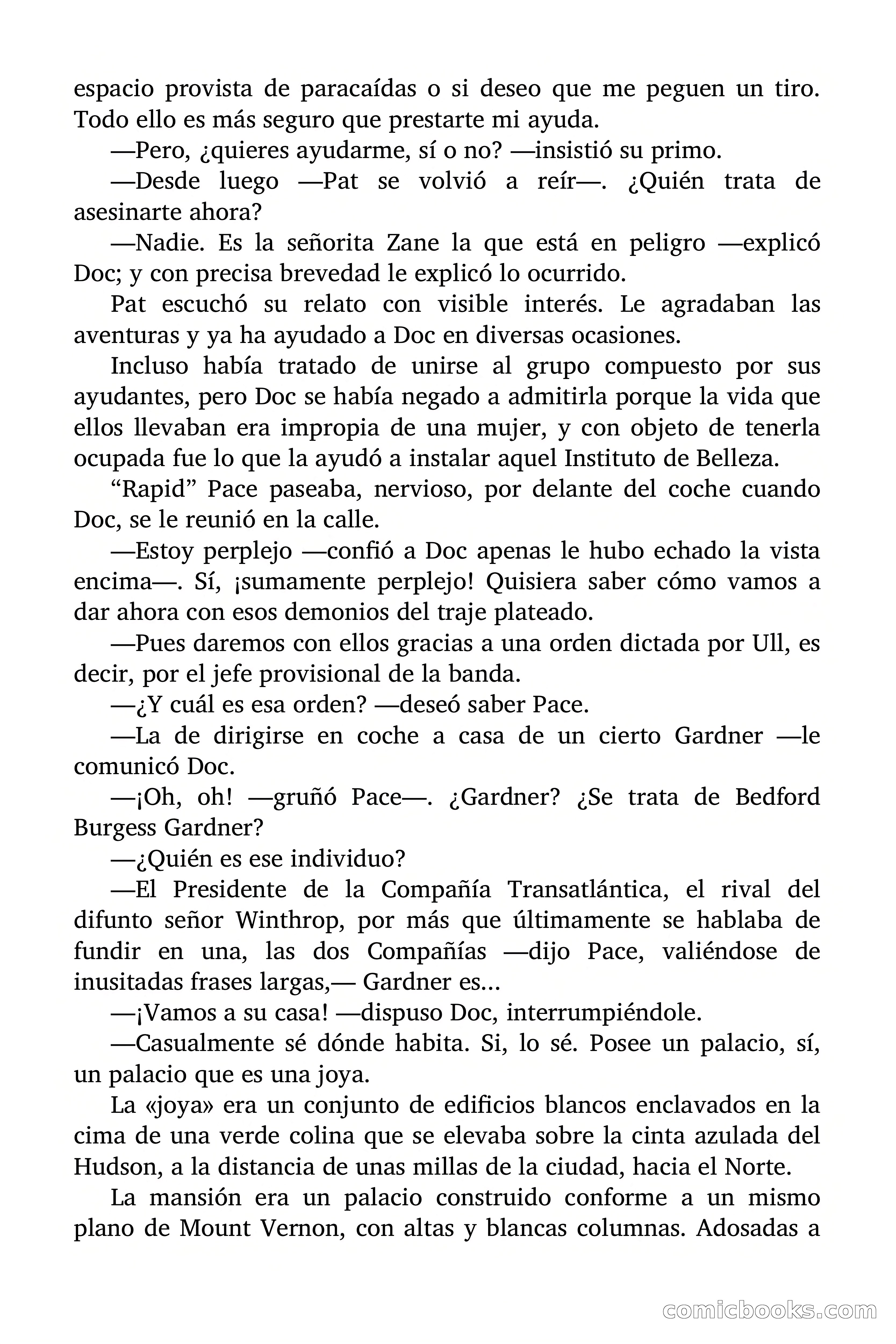Doc Savage: La Muerte Vestida de Plata — page 57 of 177
