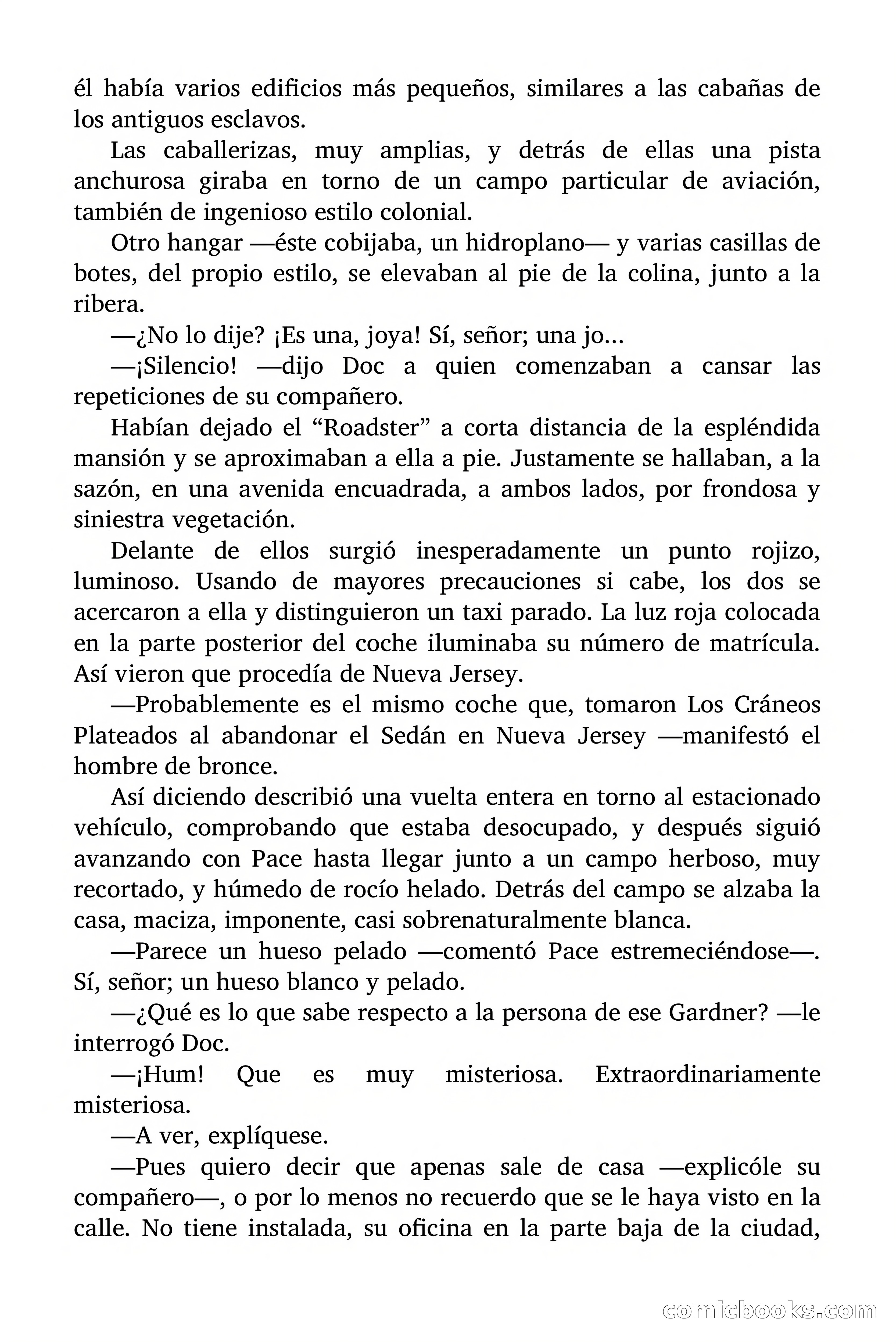 Doc Savage: La Muerte Vestida de Plata — page 58 of 177