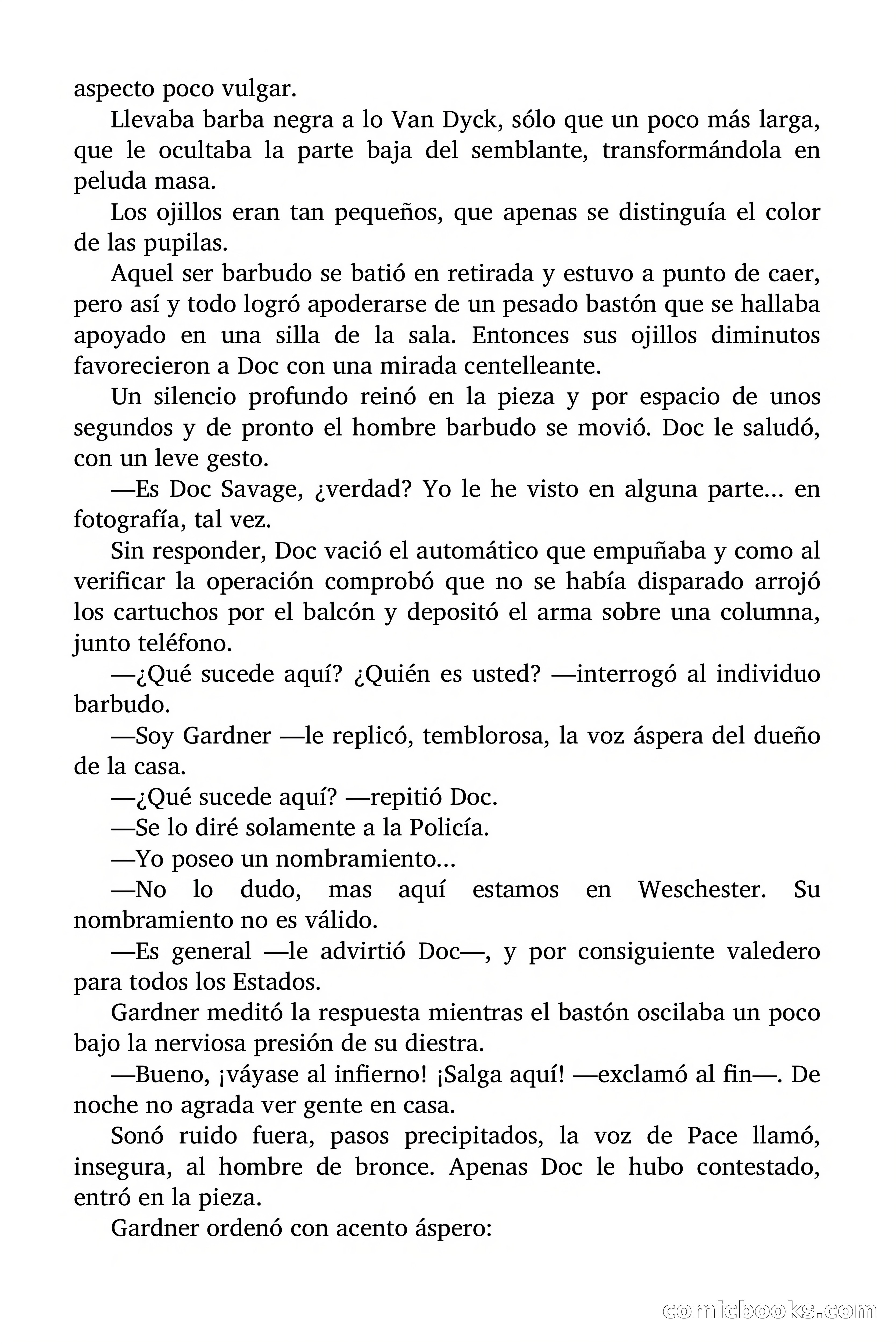 Doc Savage: La Muerte Vestida de Plata — page 61 of 177