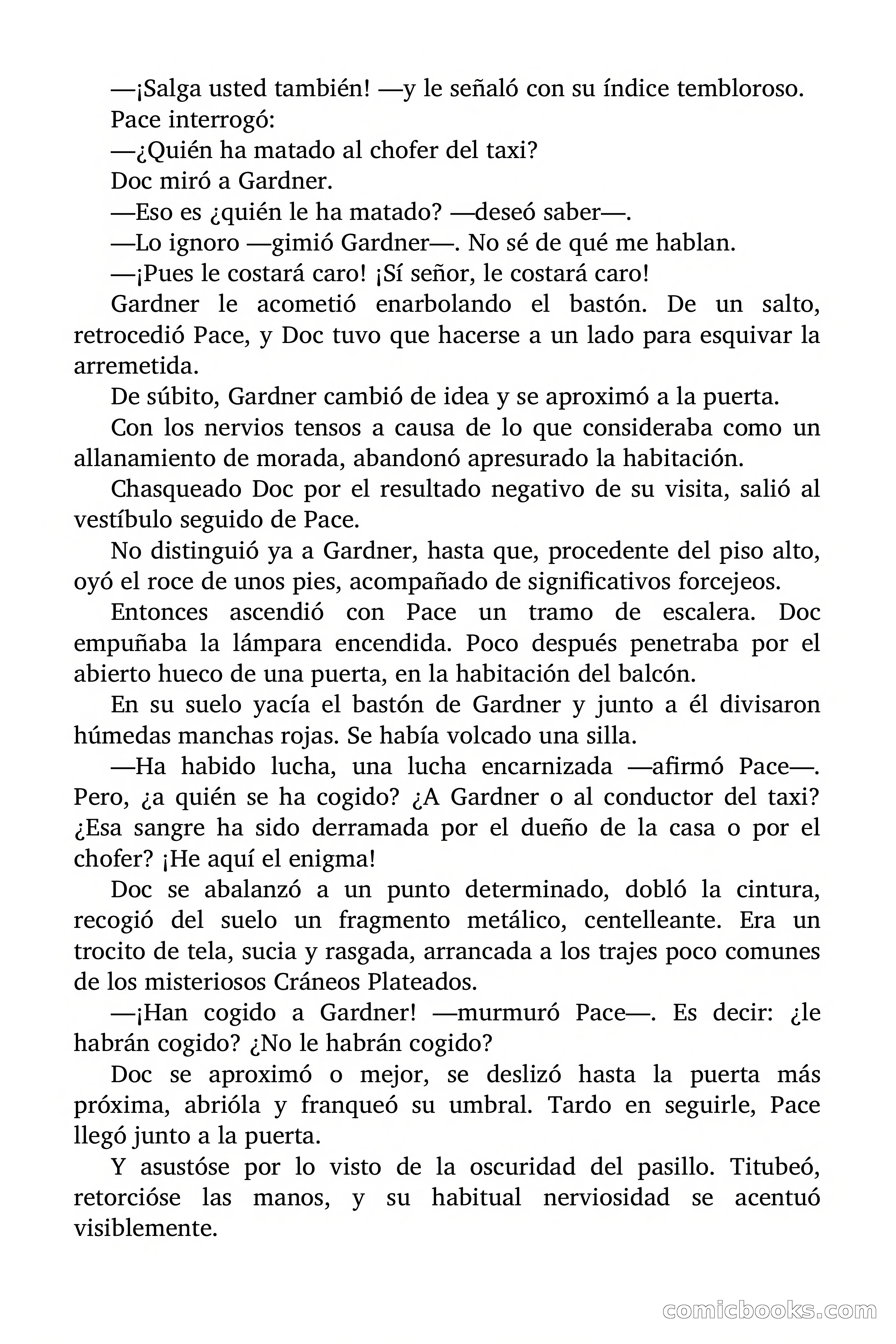 Doc Savage: La Muerte Vestida de Plata — page 62 of 177
