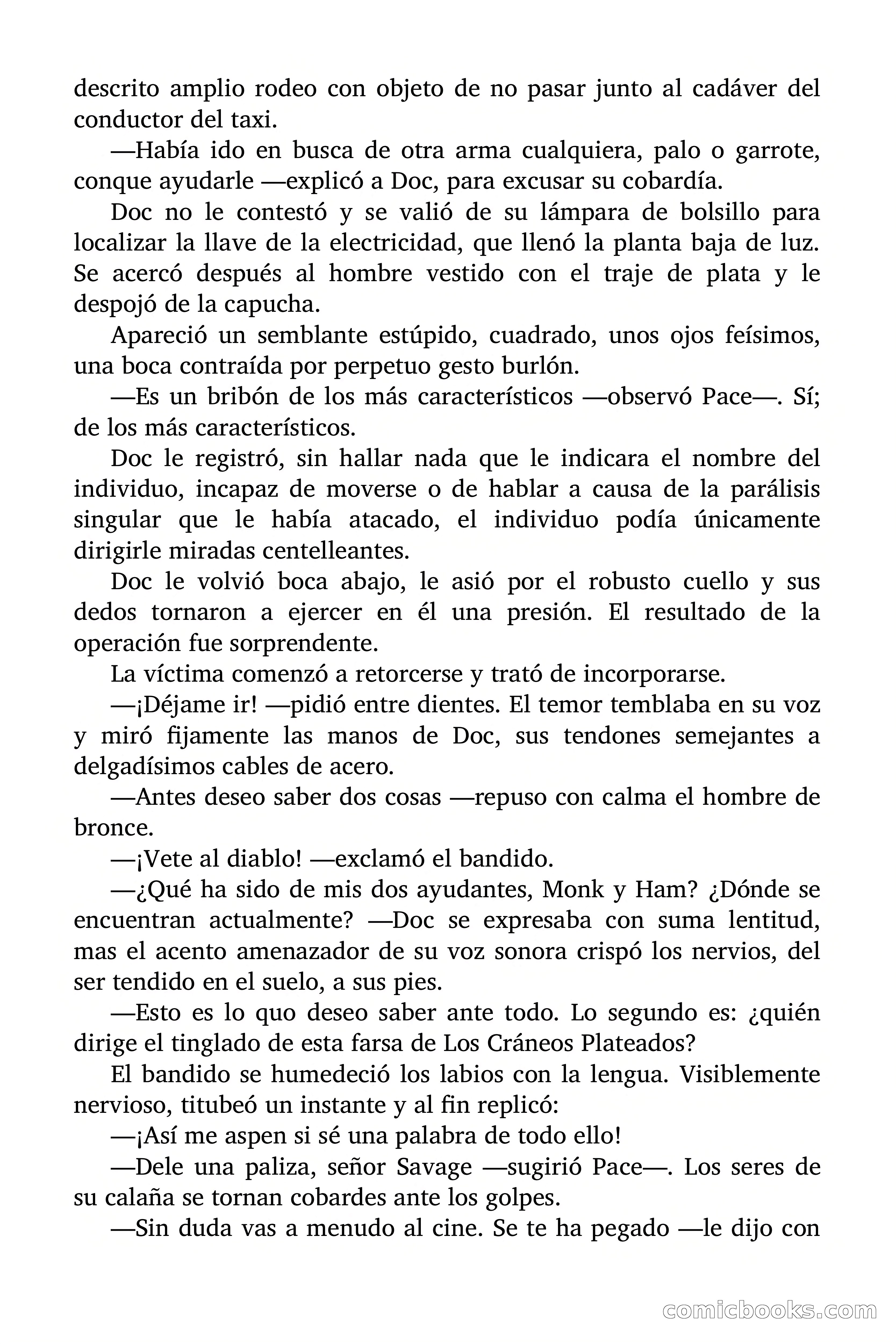 Doc Savage: La Muerte Vestida de Plata — page 68 of 177