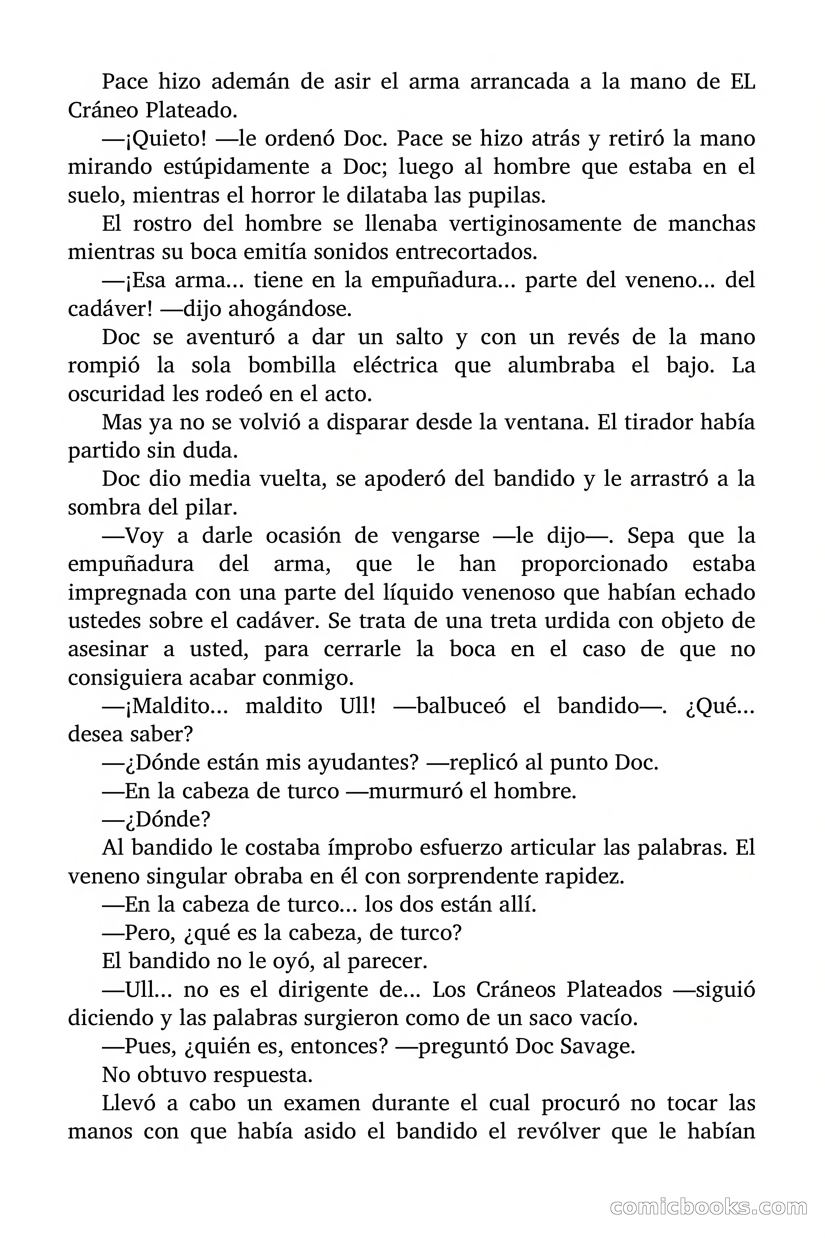 Doc Savage: La Muerte Vestida de Plata — page 70 of 177