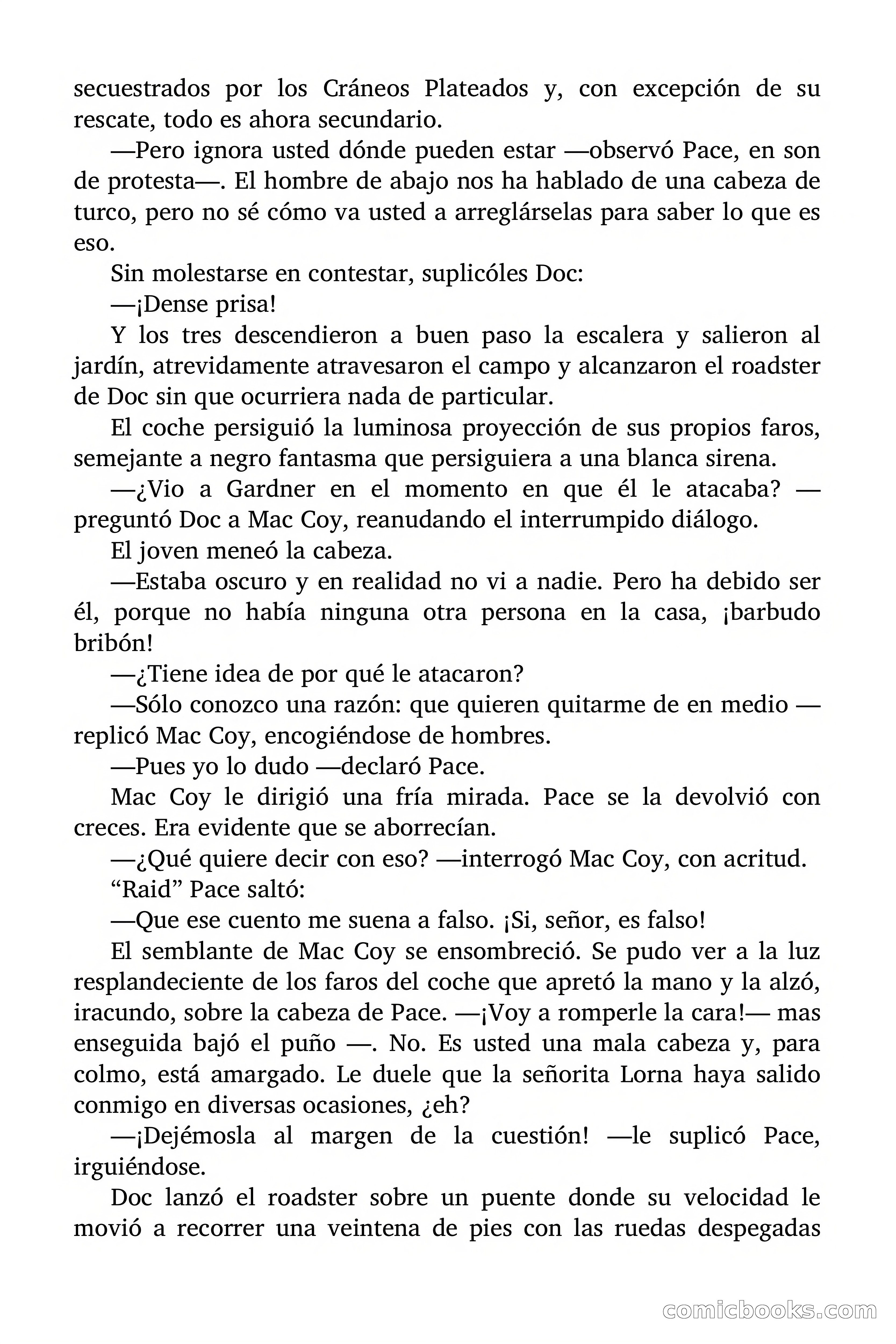 Doc Savage: La Muerte Vestida de Plata — page 74 of 177