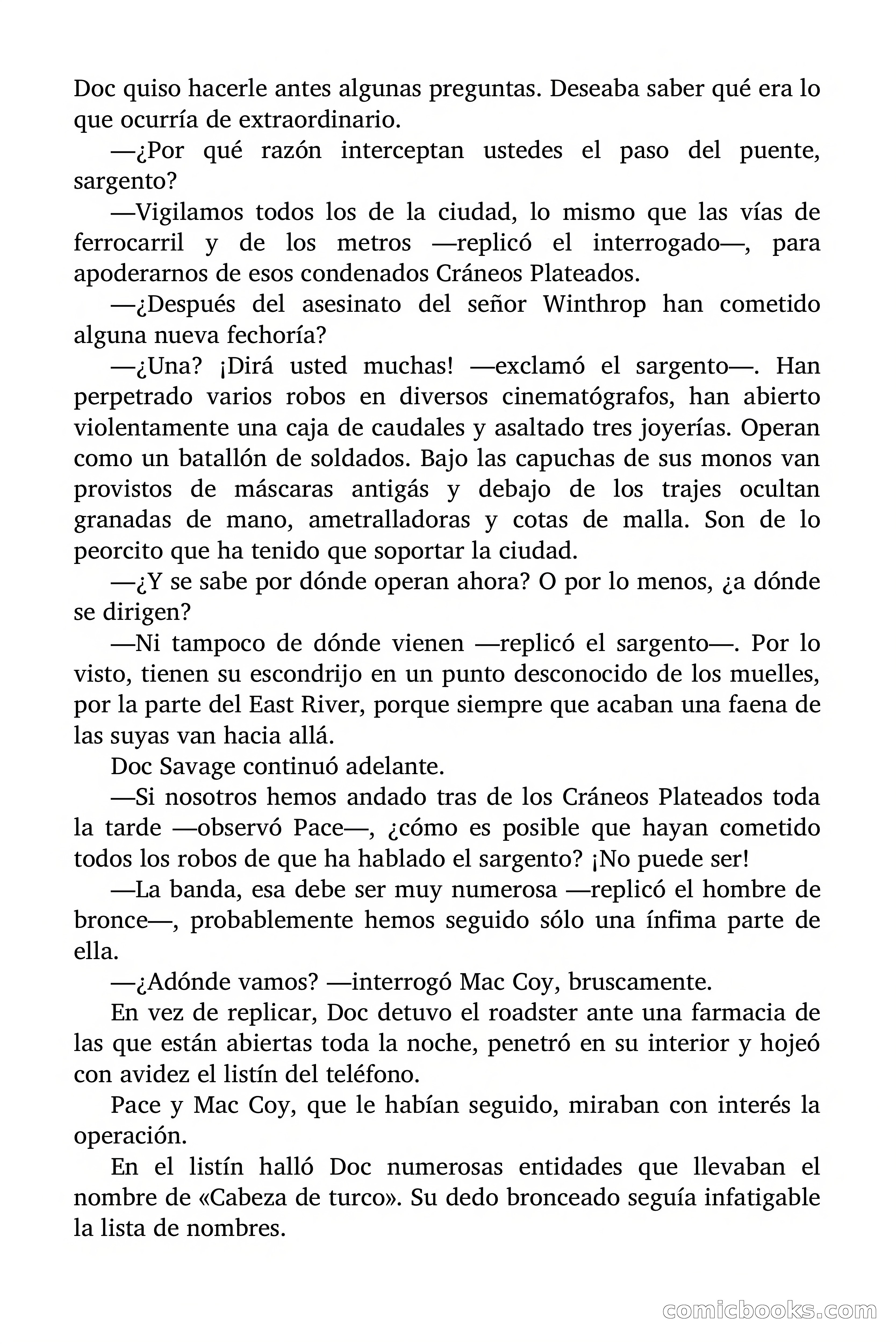 Doc Savage: La Muerte Vestida de Plata — page 76 of 177