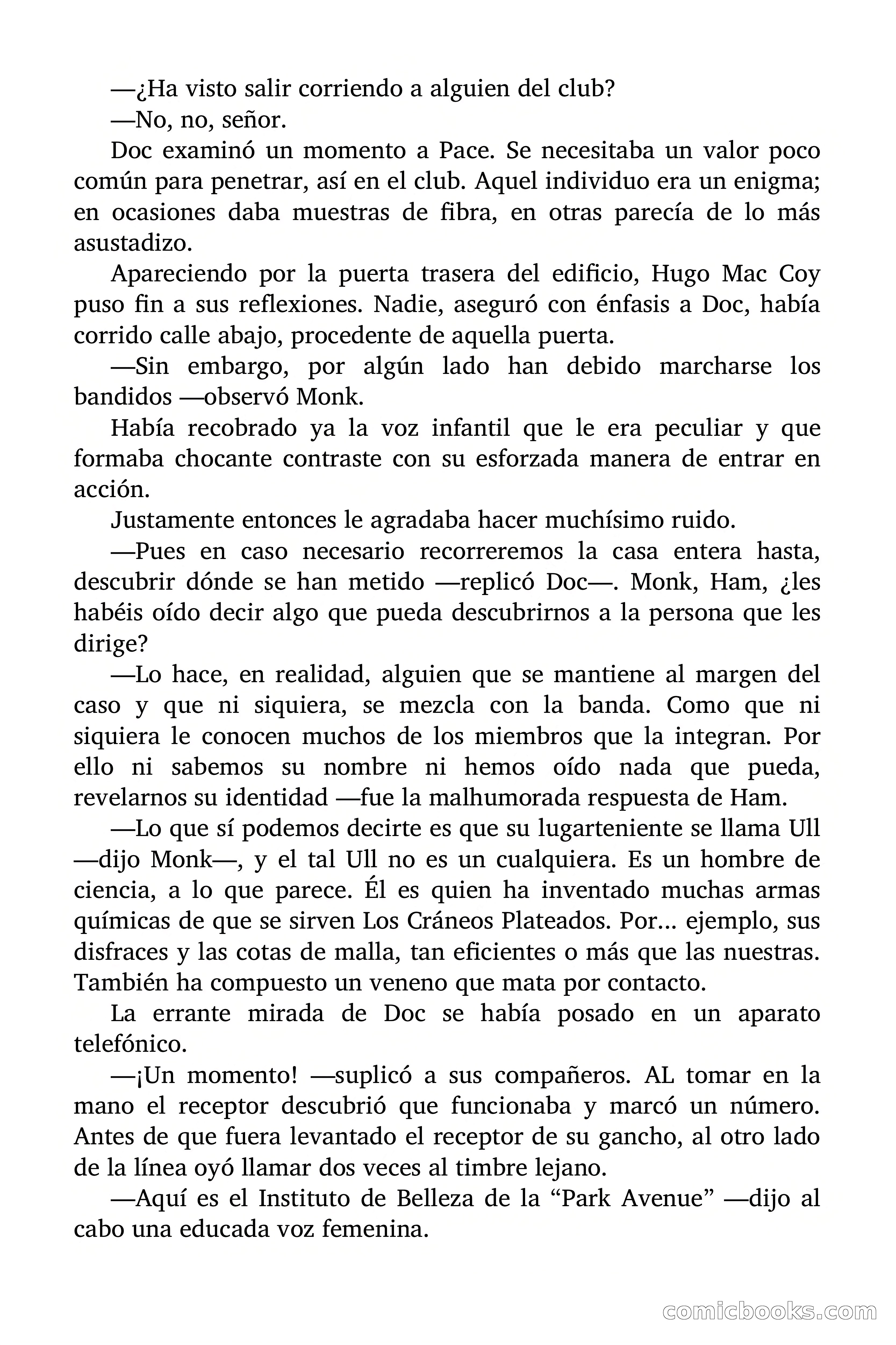 Doc Savage: La Muerte Vestida de Plata — page 83 of 177