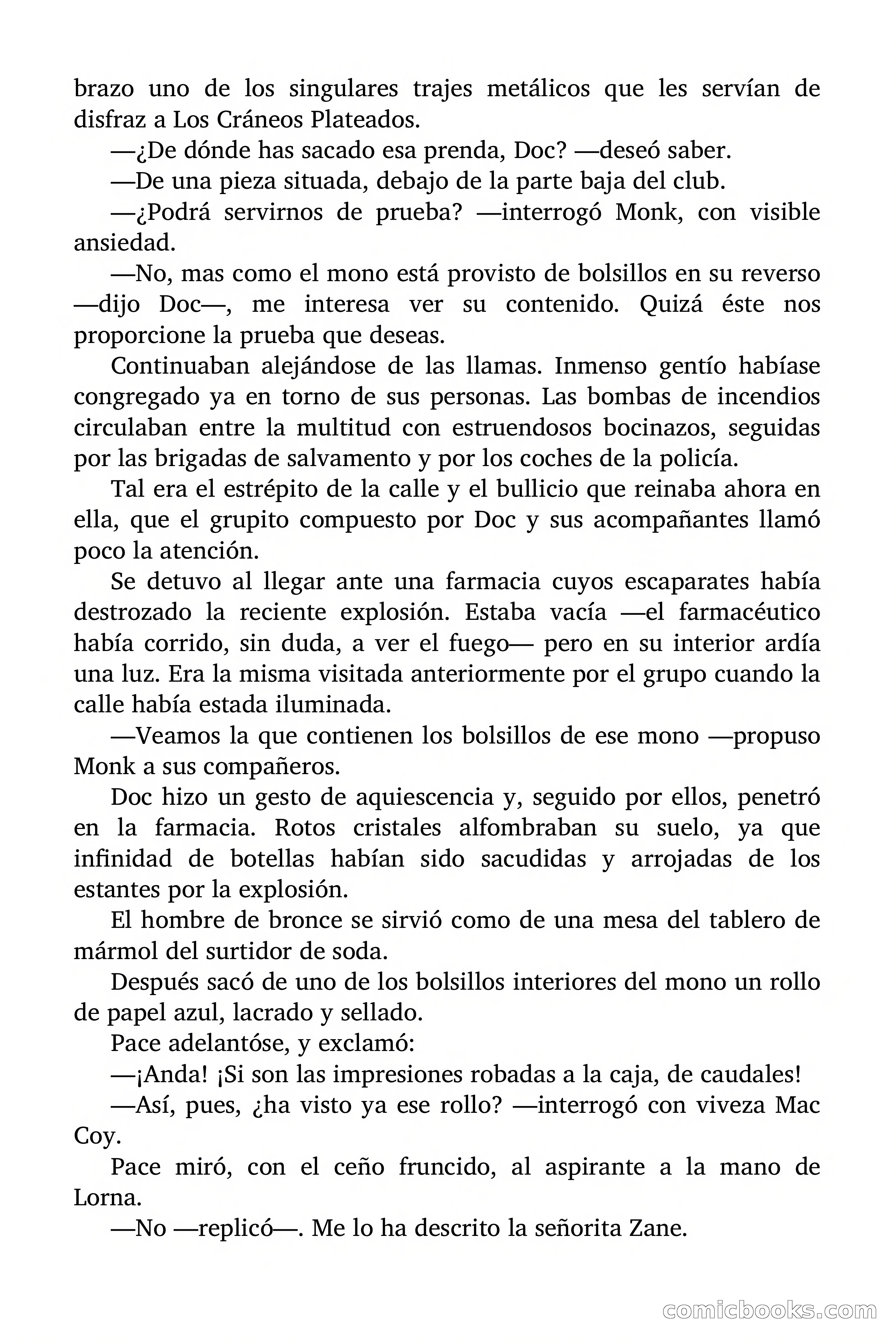 Doc Savage: La Muerte Vestida de Plata — page 98 of 177