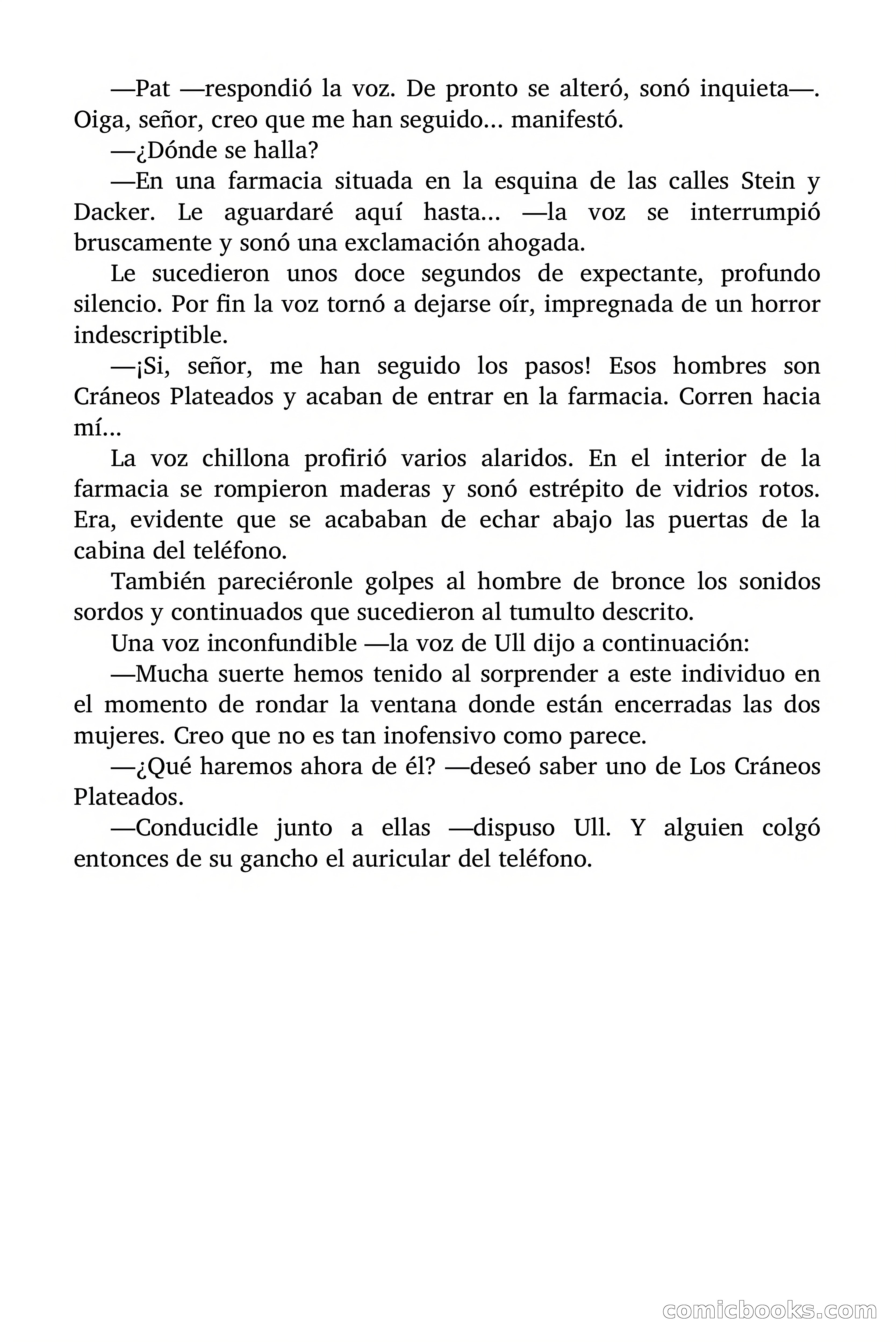 Doc Savage: La Muerte Vestida de Plata — page 110 of 177