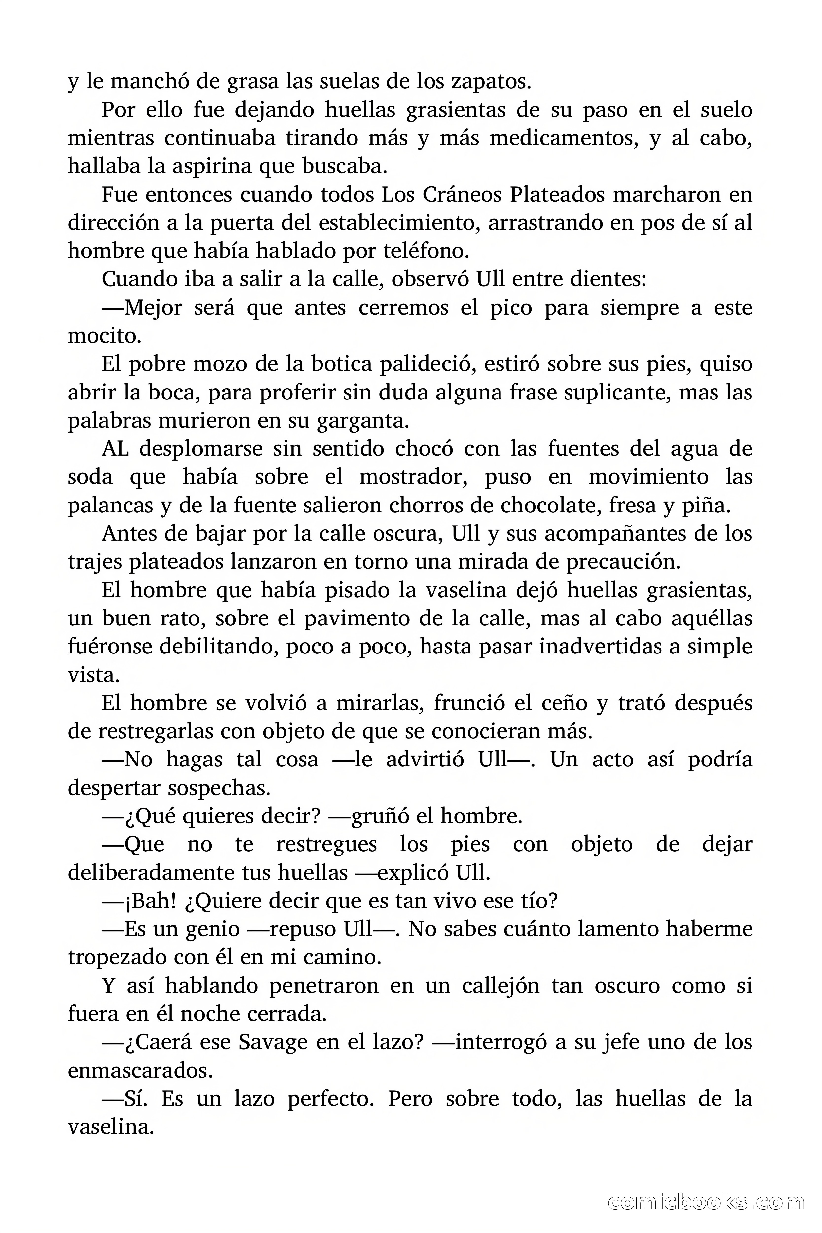 Doc Savage: La Muerte Vestida de Plata — page 112 of 177