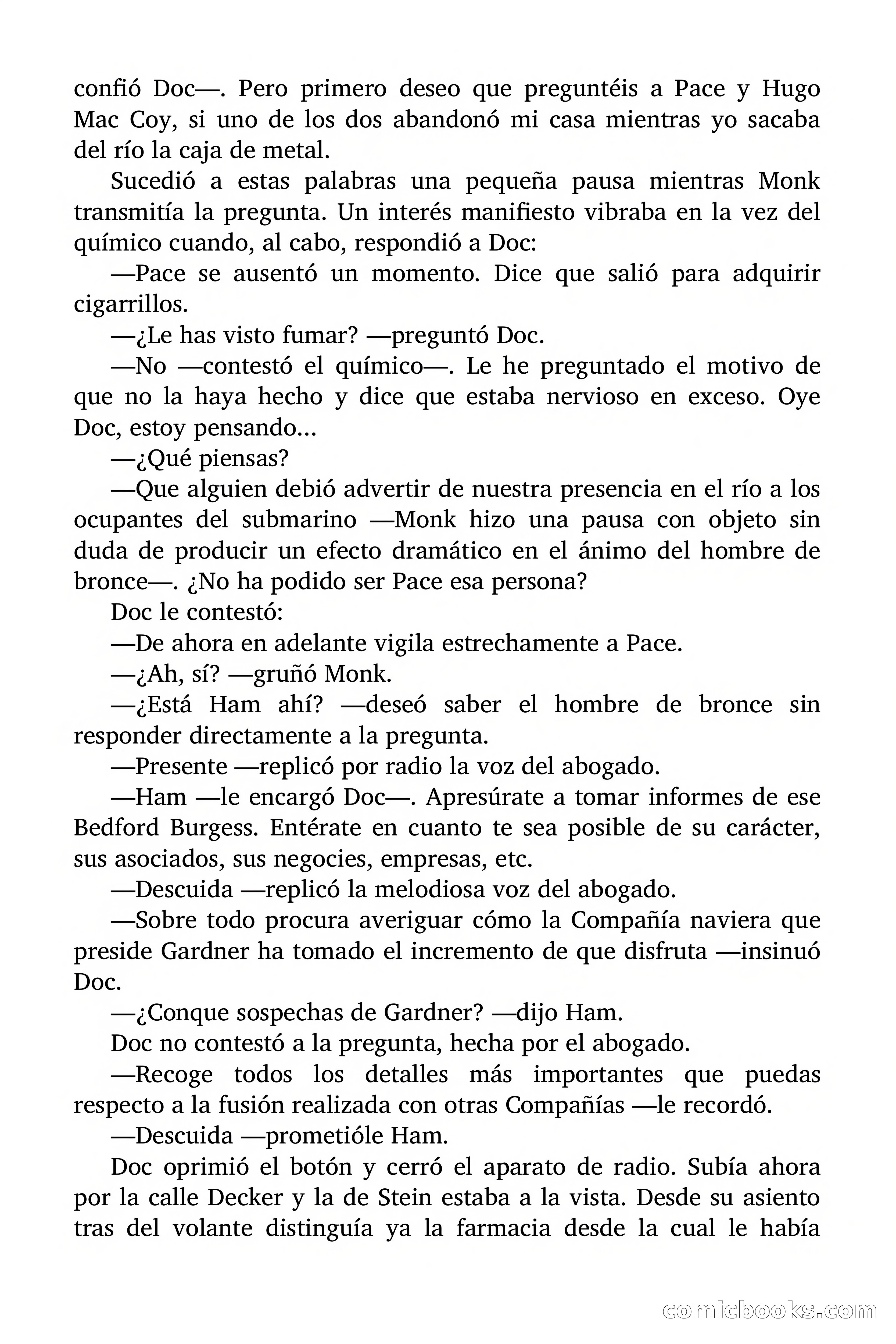 Doc Savage: La Muerte Vestida de Plata — page 118 of 177