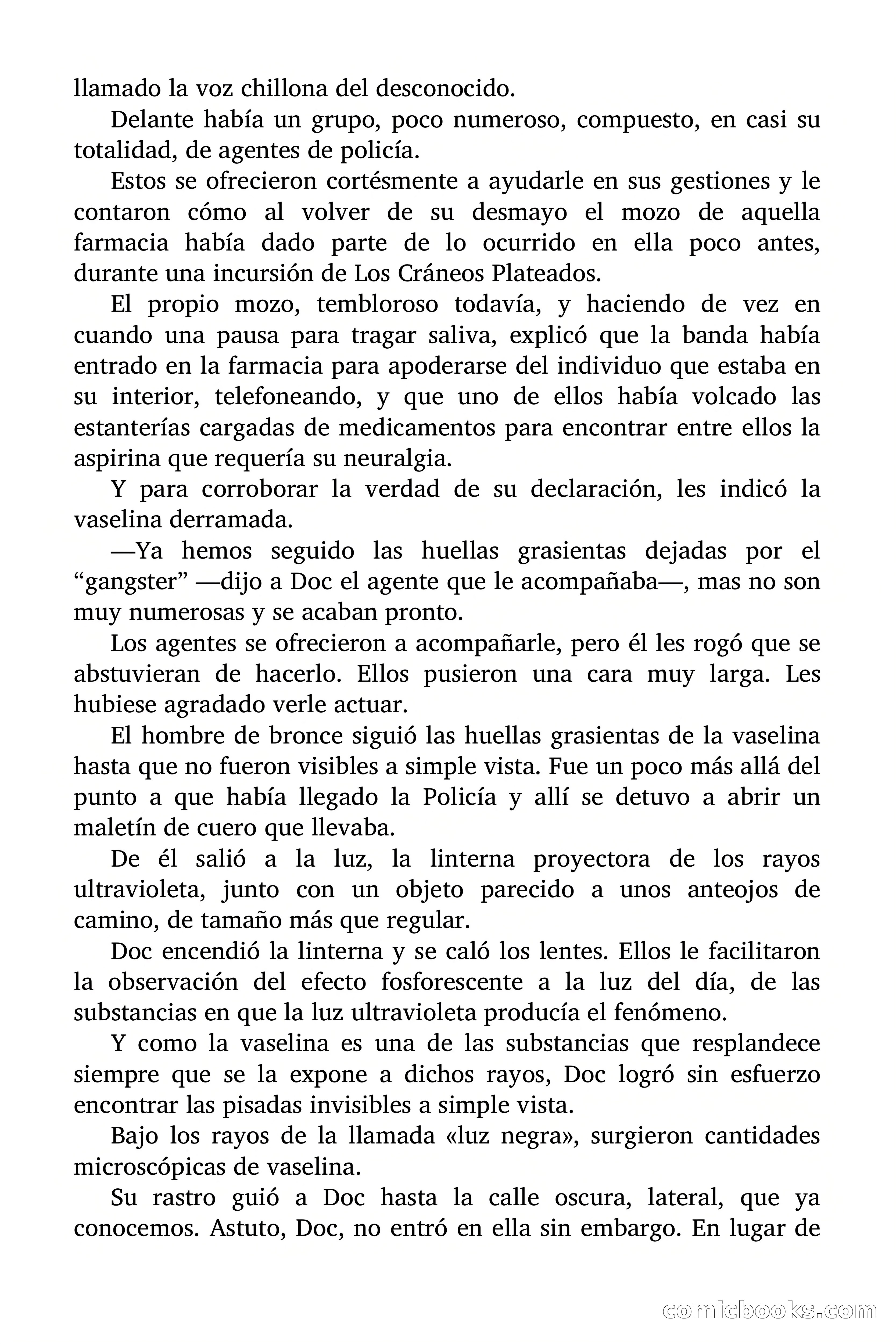 Doc Savage: La Muerte Vestida de Plata — page 119 of 177
