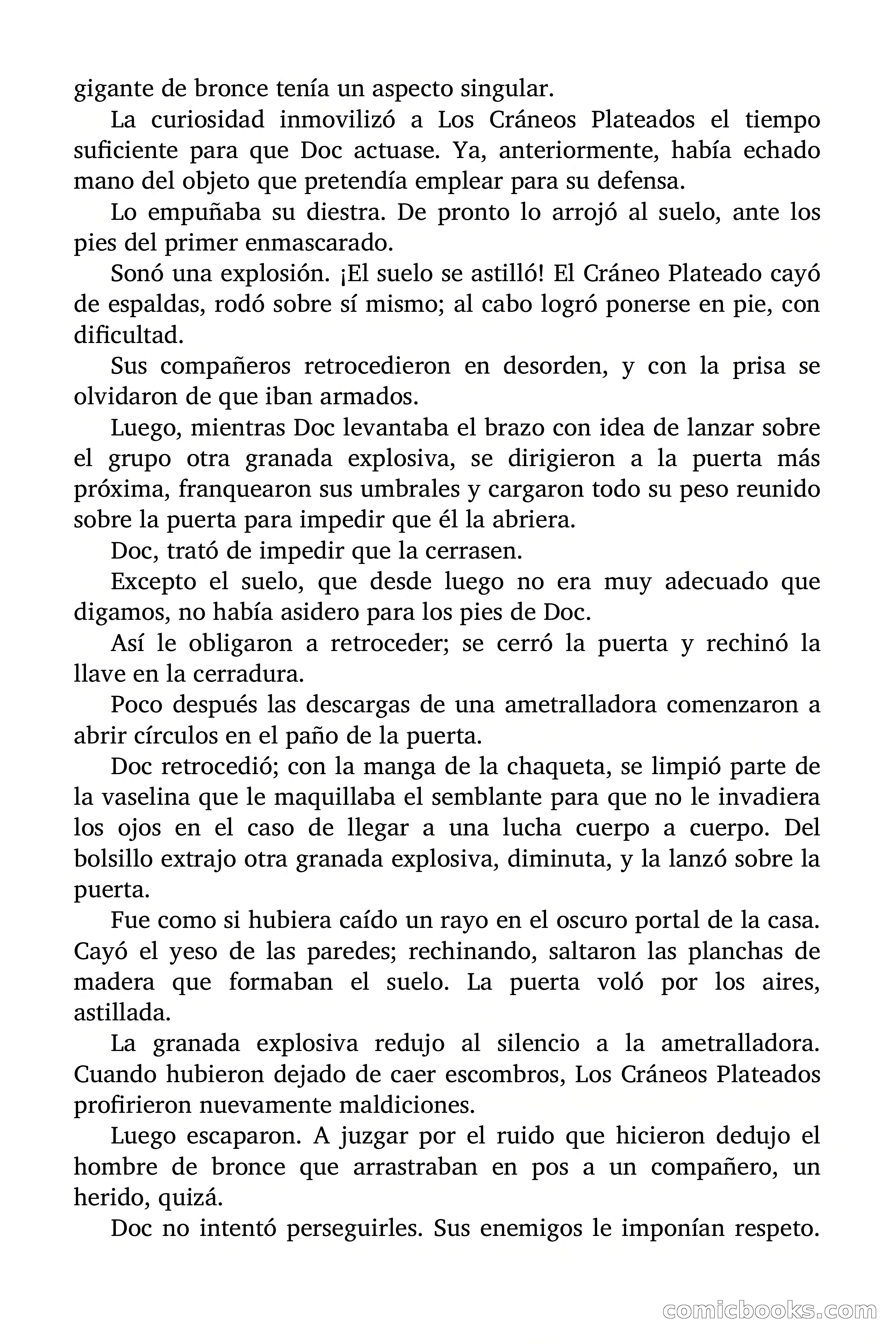 Doc Savage: La Muerte Vestida de Plata — page 122 of 177