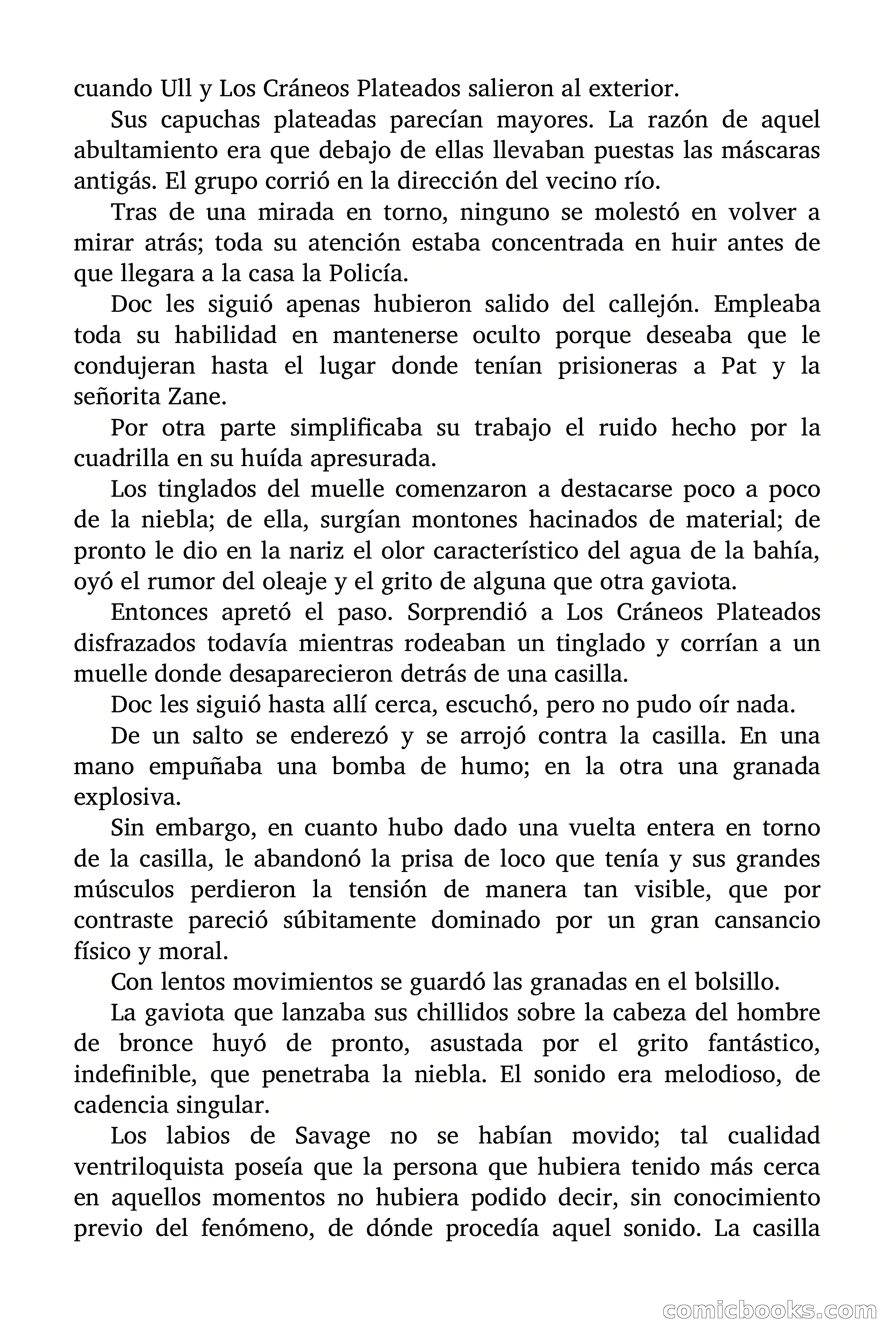 Doc Savage: La Muerte Vestida de Plata — page 125 of 177