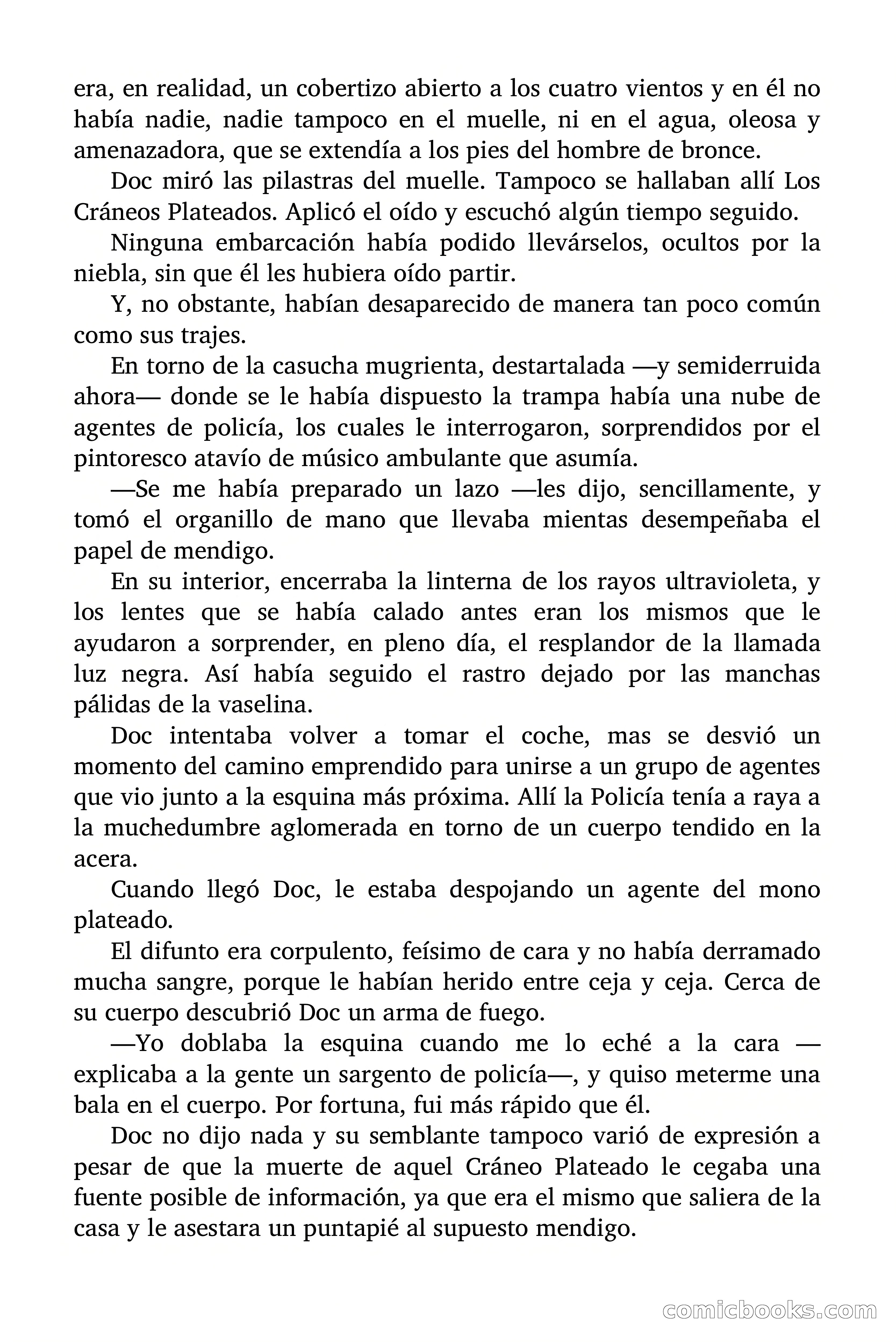 Doc Savage: La Muerte Vestida de Plata — page 126 of 177