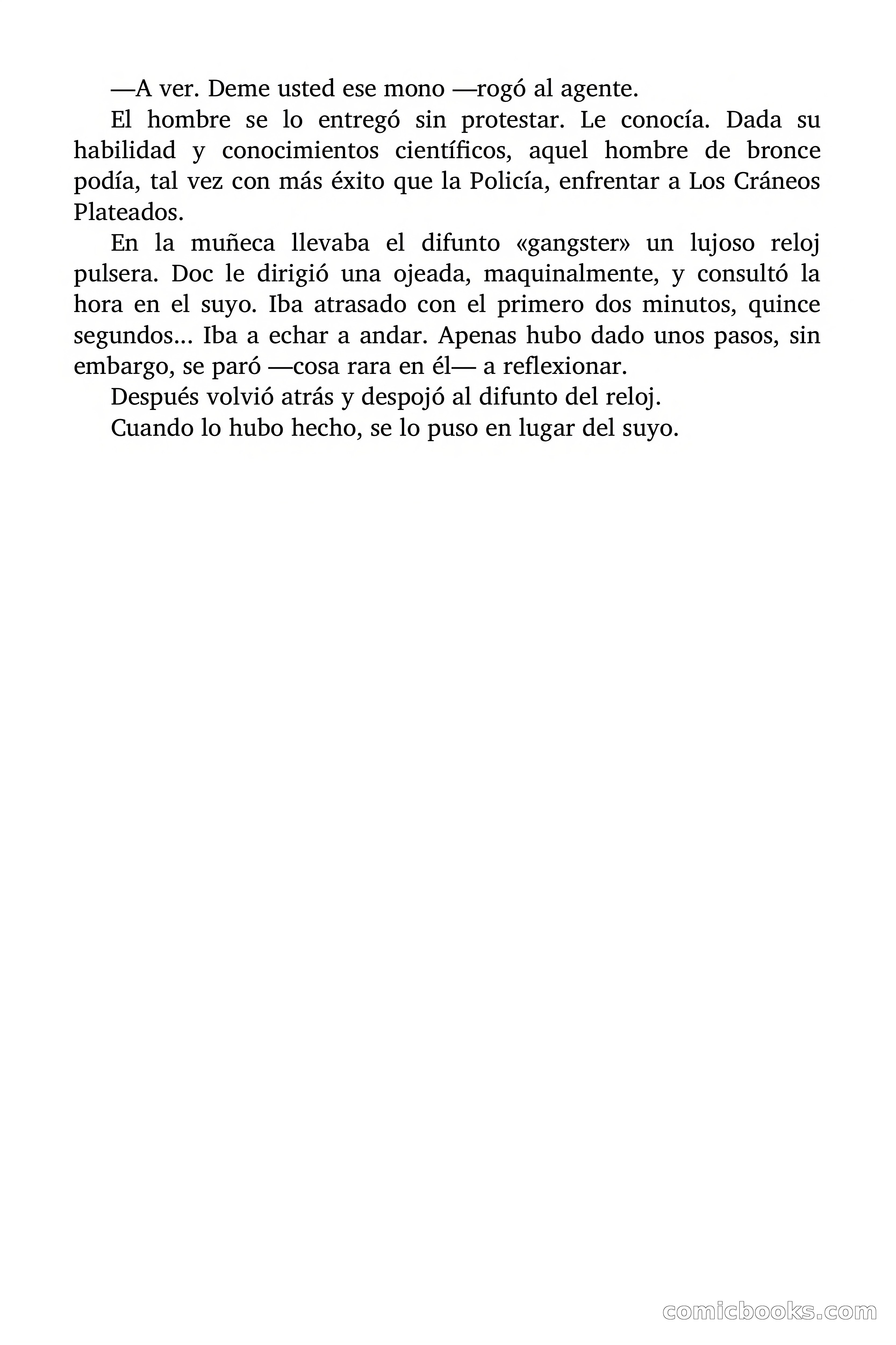 Doc Savage: La Muerte Vestida de Plata — page 127 of 177