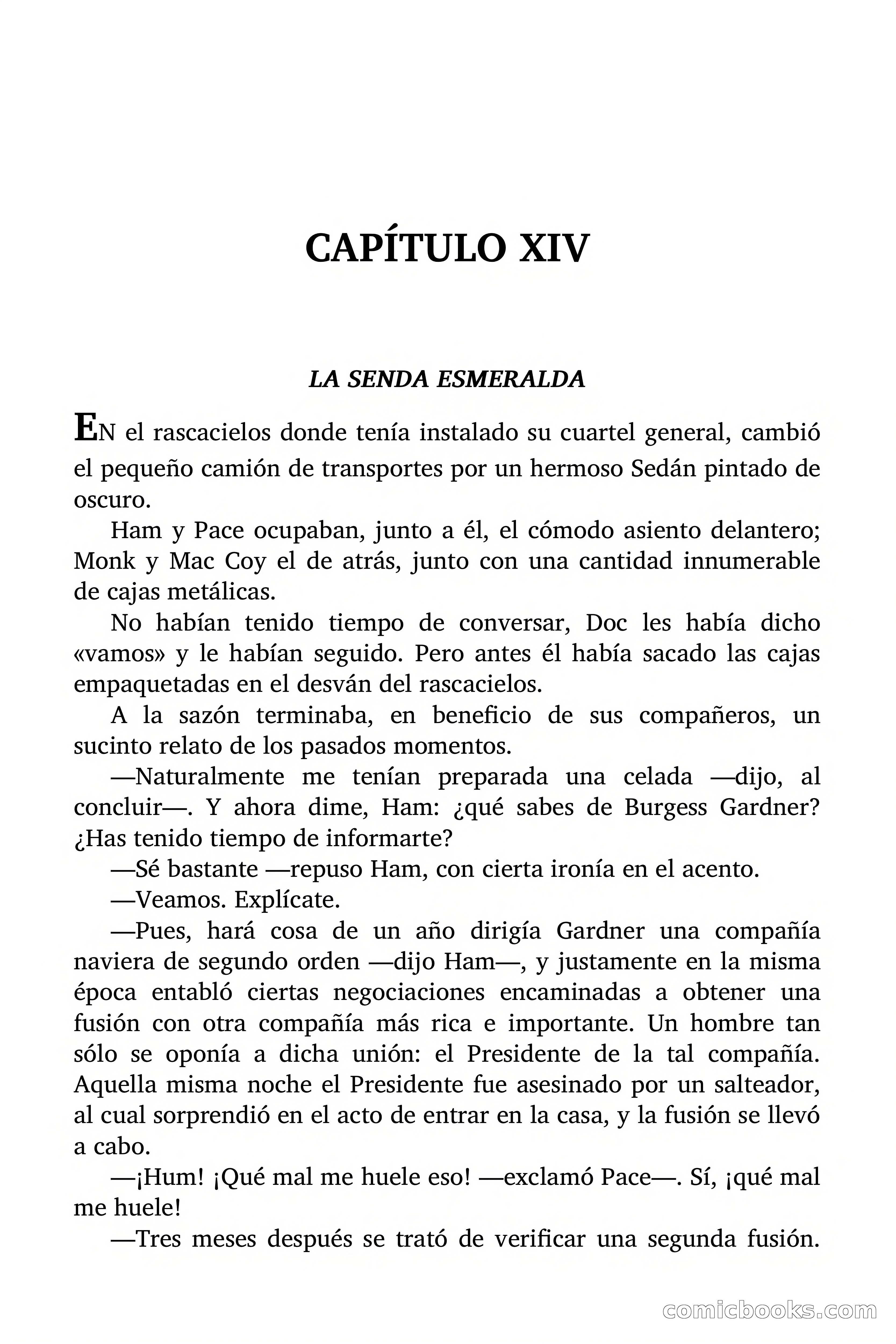 Doc Savage: La Muerte Vestida de Plata — page 128 of 177