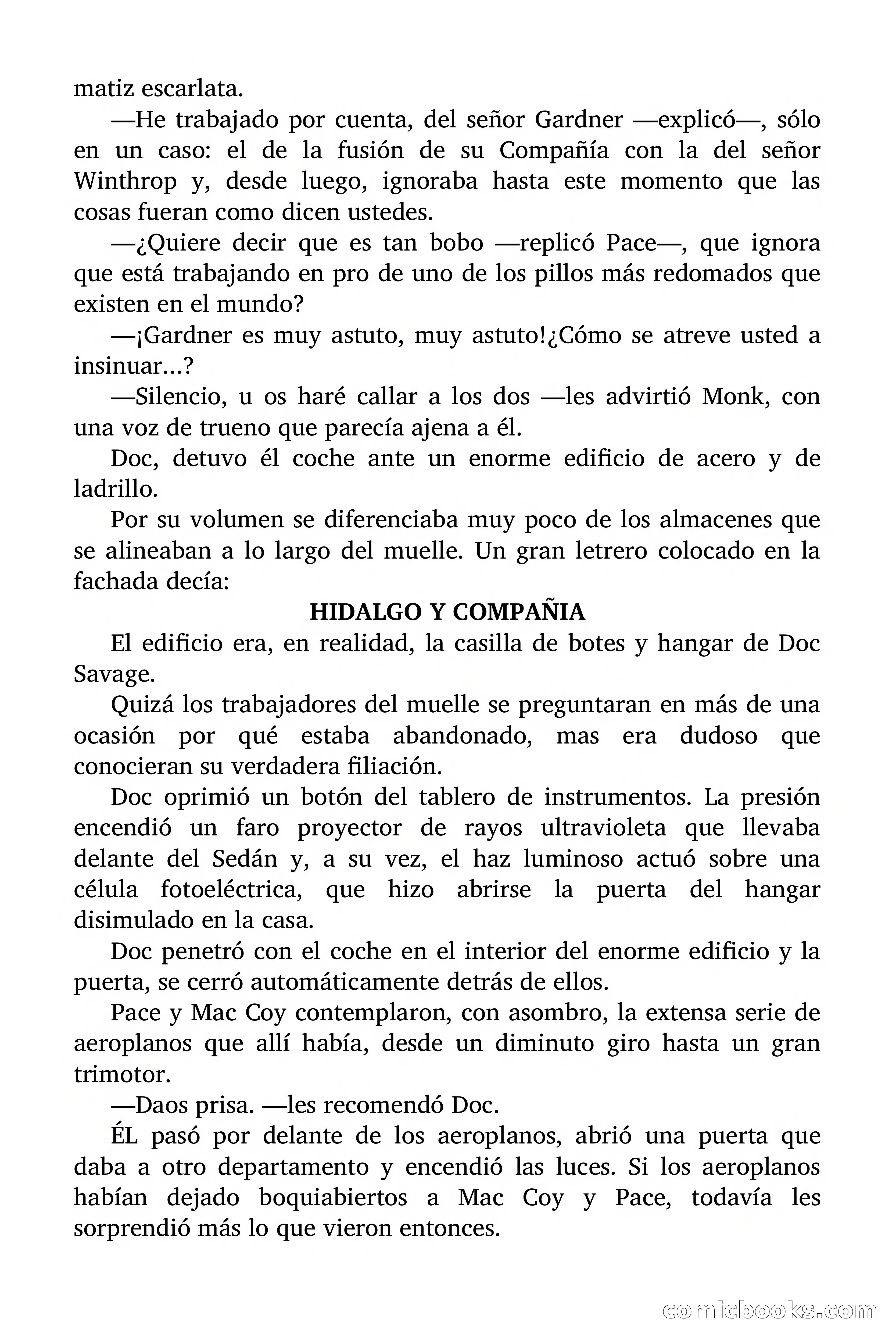 Doc Savage: La Muerte Vestida de Plata — page 131 of 177