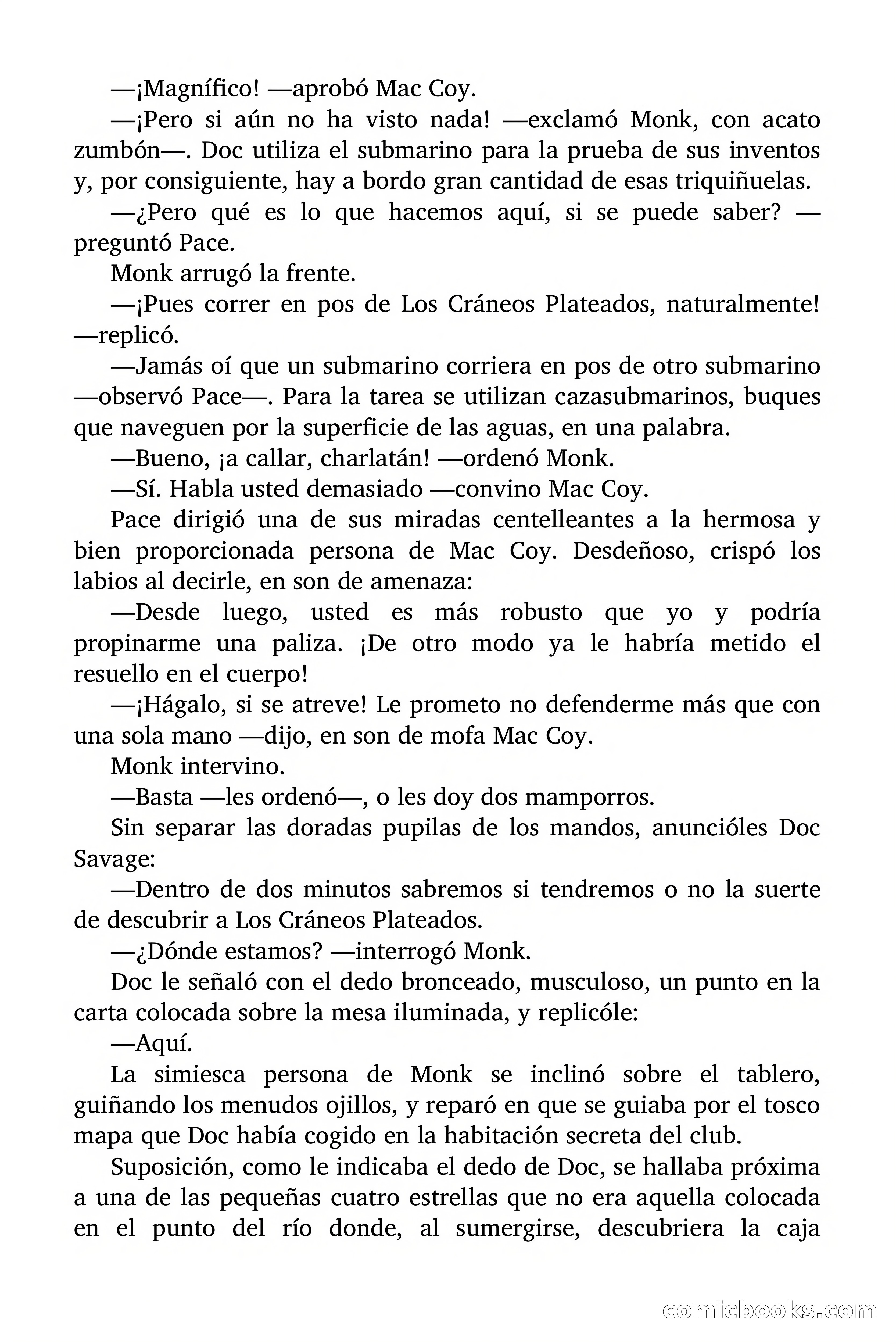 Doc Savage: La Muerte Vestida de Plata — page 134 of 177