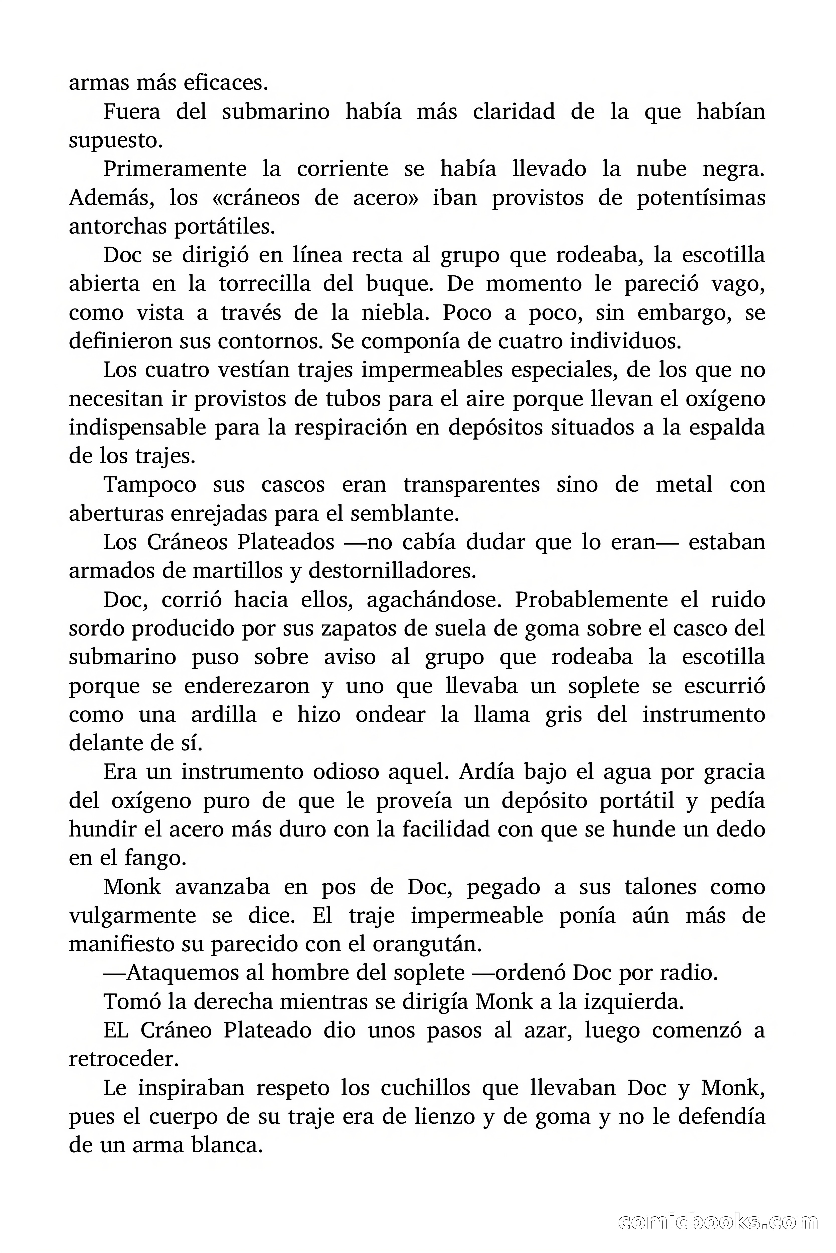 Doc Savage: La Muerte Vestida de Plata — page 145 of 177