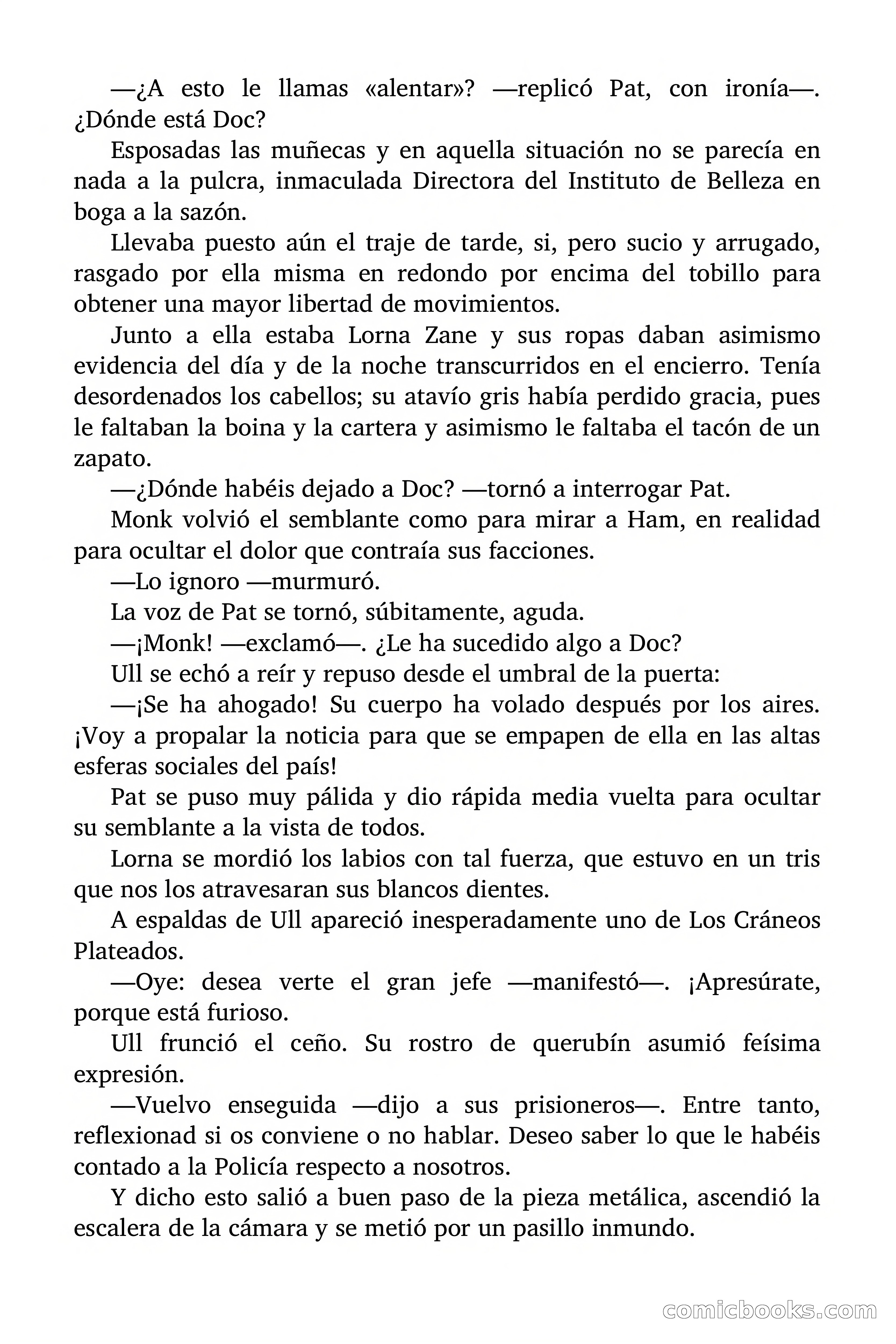 Doc Savage: La Muerte Vestida de Plata — page 164 of 177