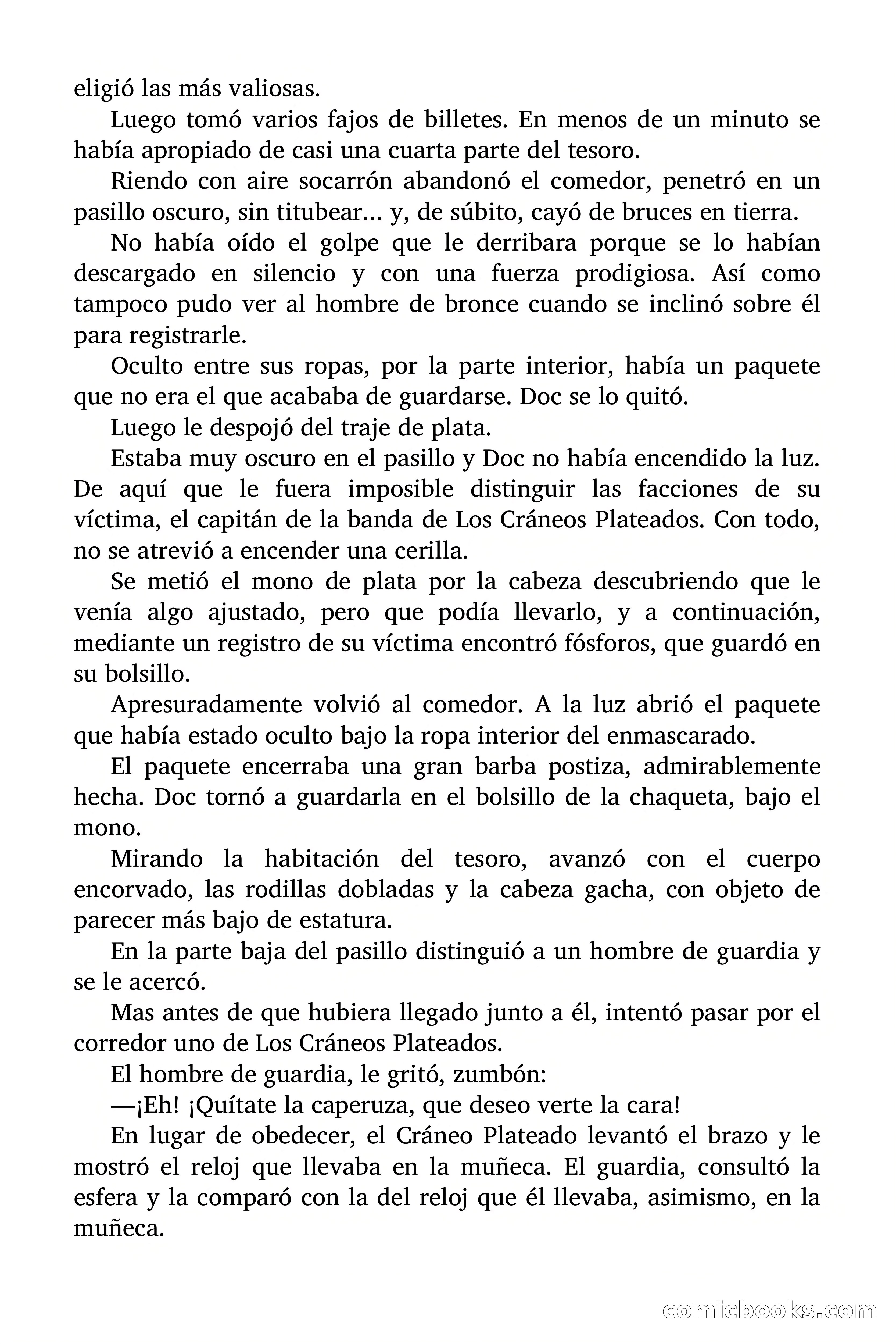 Doc Savage: La Muerte Vestida de Plata — page 168 of 177