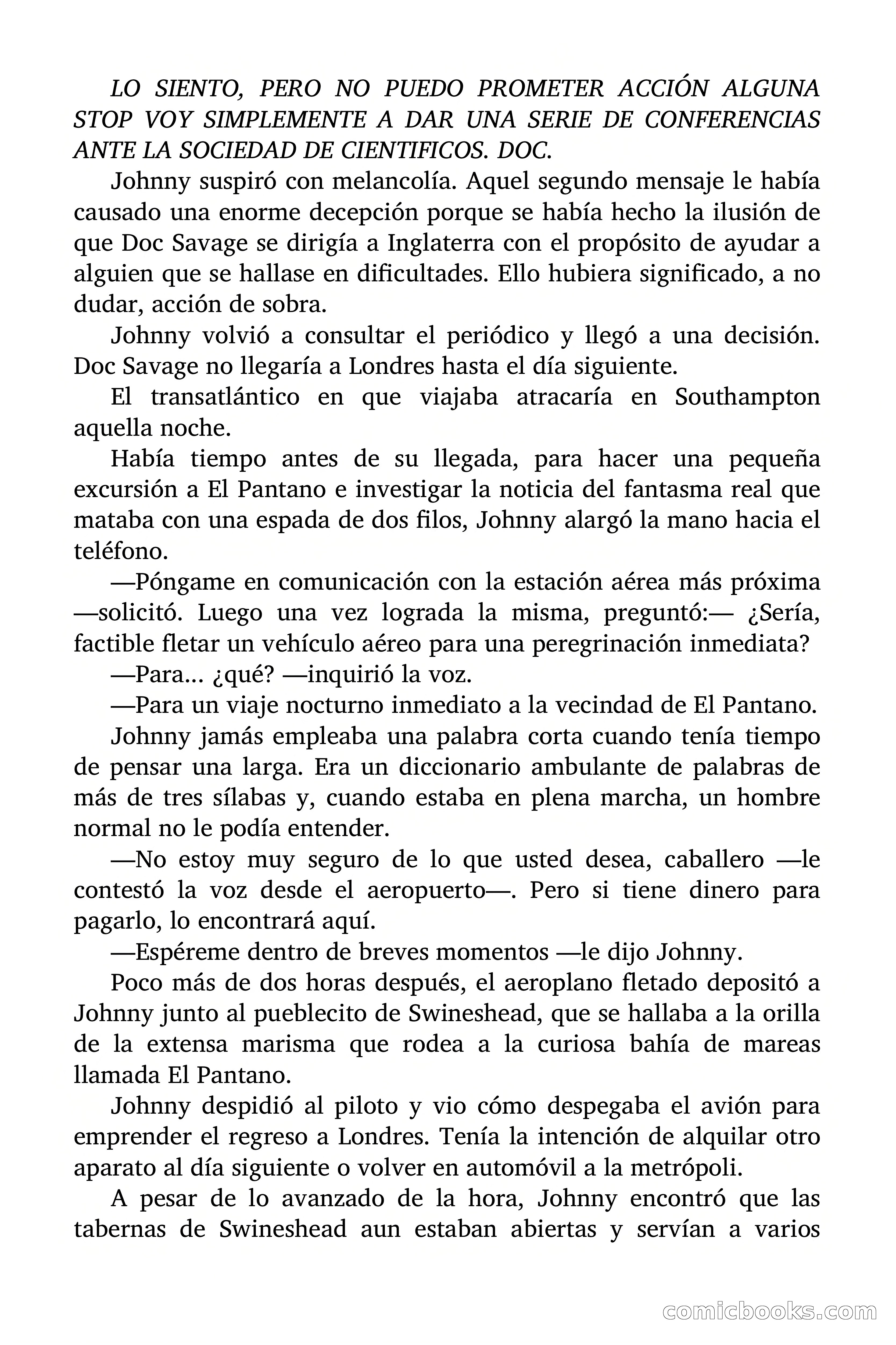 Doc Savage: El mago del mar — page 5 of 154