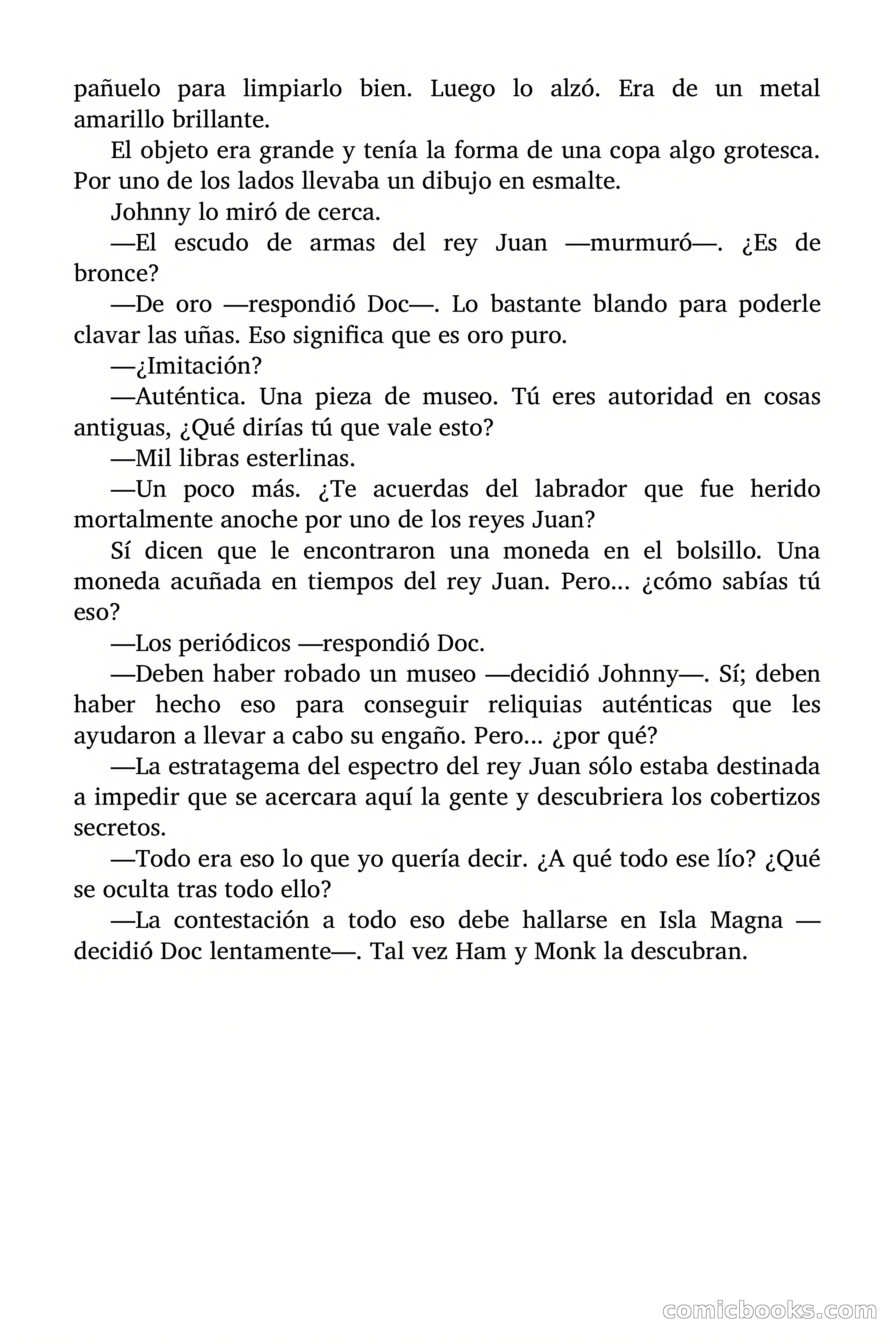 Doc Savage: El mago del mar — page 95 of 154