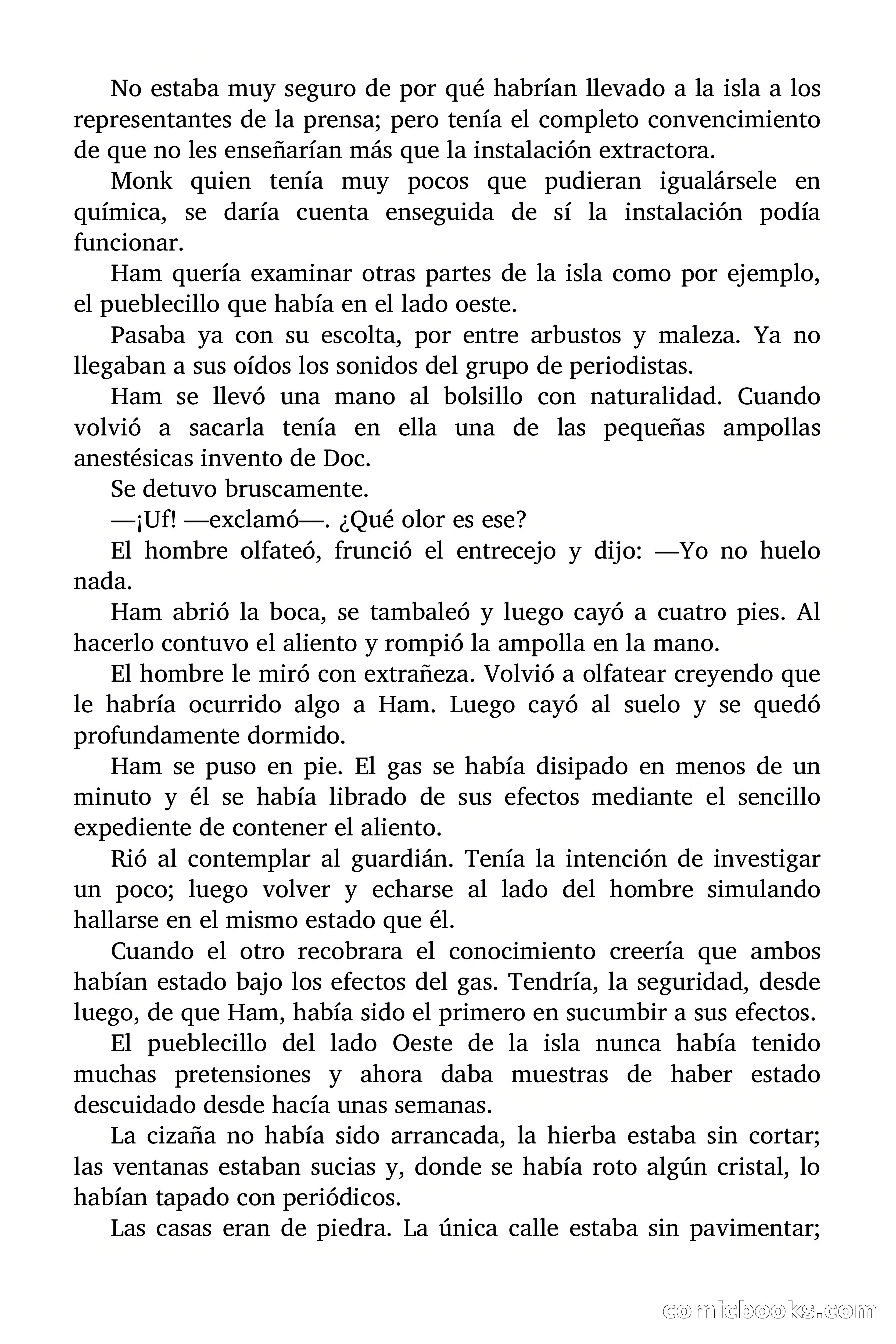Doc Savage: El mago del mar — page 99 of 154