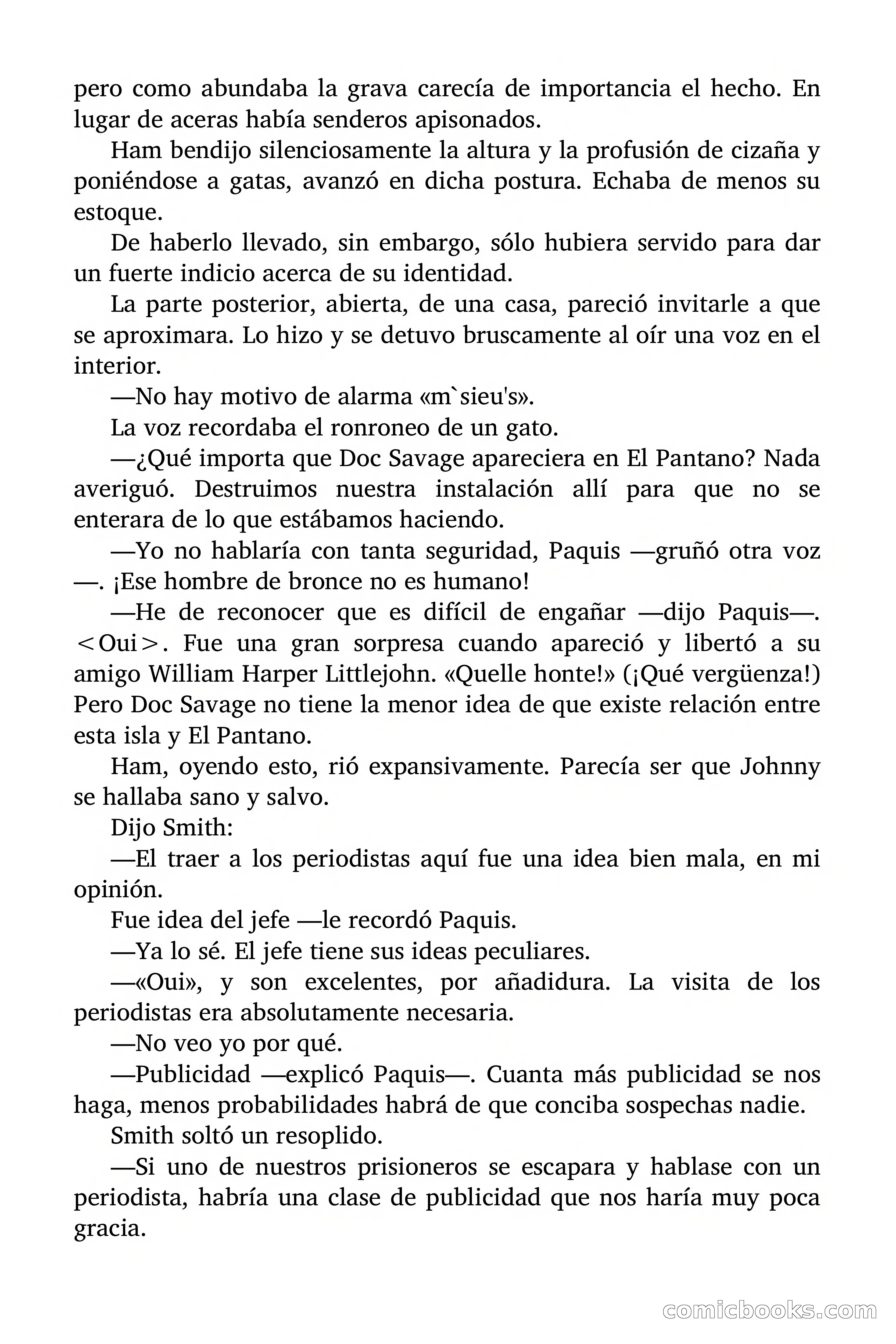 Doc Savage: El mago del mar — page 100 of 154