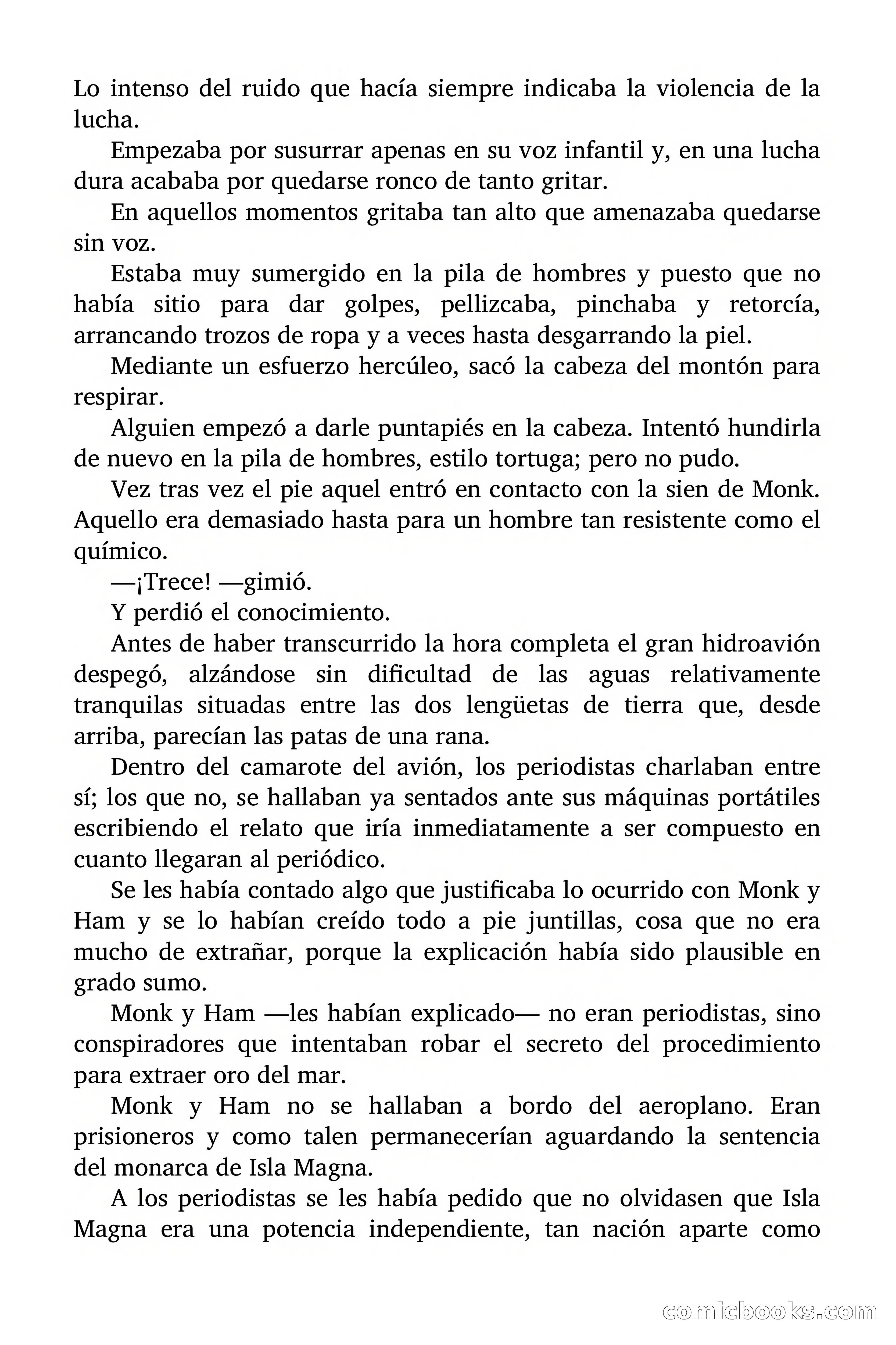 Doc Savage: El mago del mar — page 121 of 154