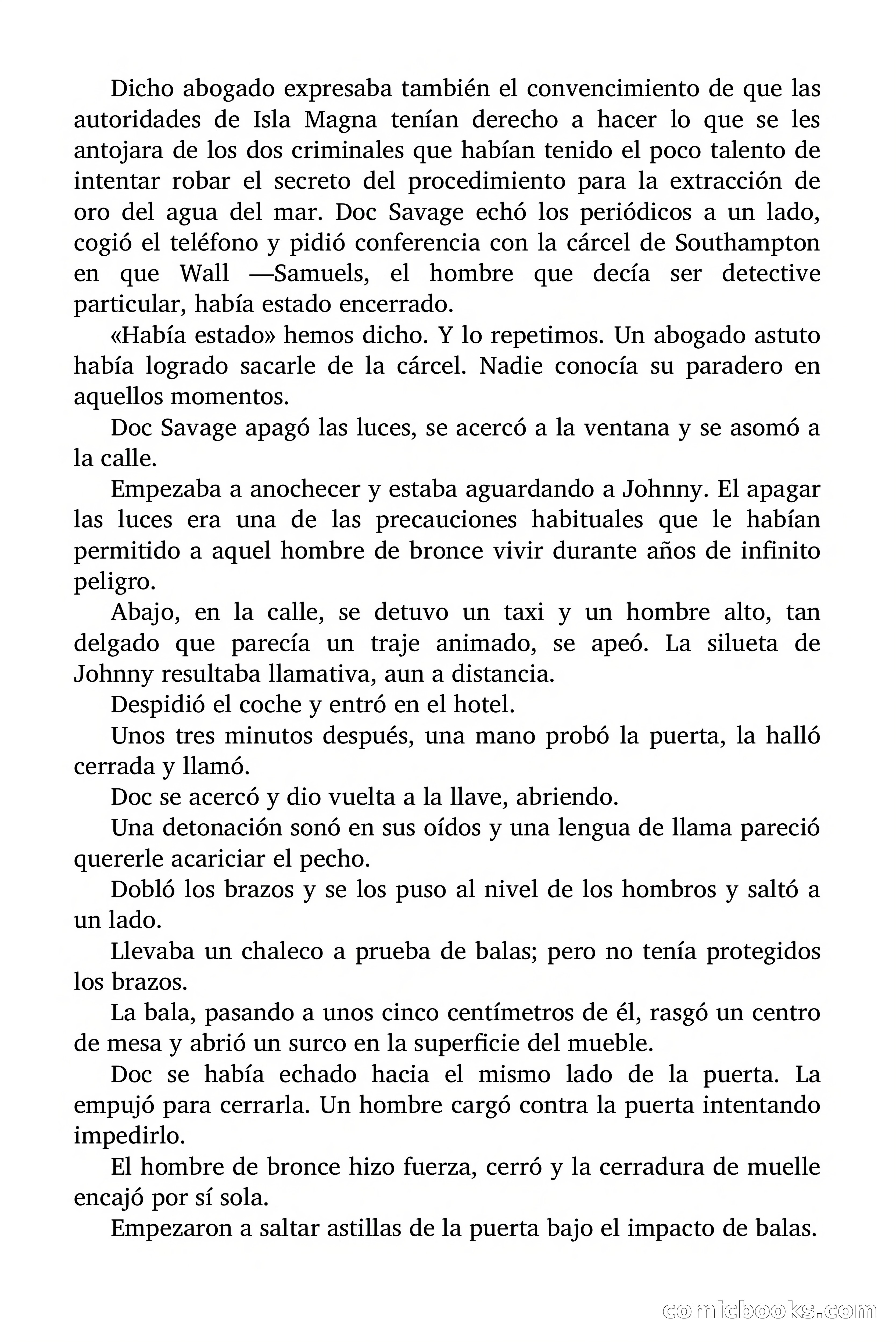 Doc Savage: El mago del mar — page 124 of 154