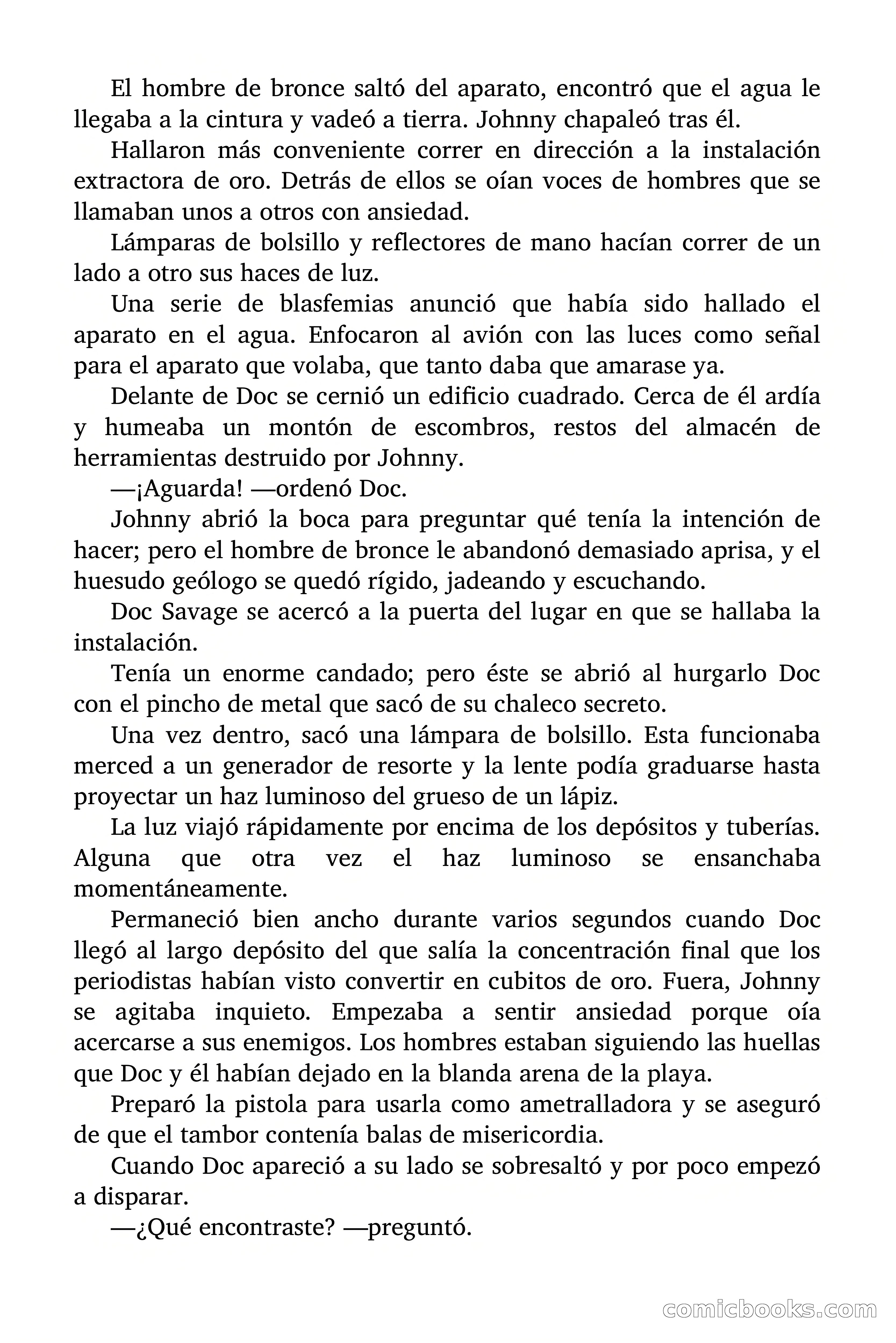 Doc Savage: El mago del mar — page 134 of 154
